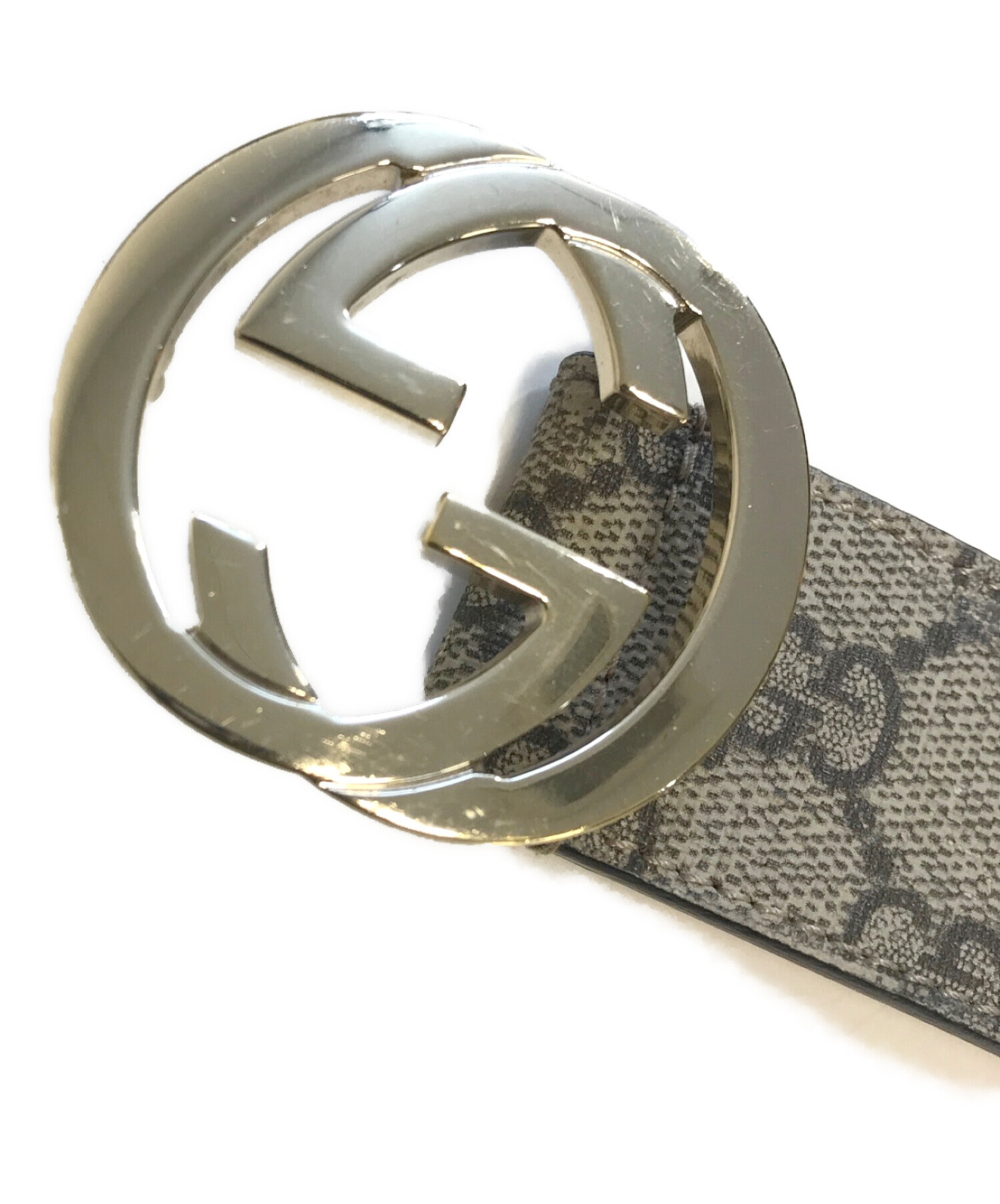 美品 GUCCI グッチ ハートロッキング ブラウン ゴールド金具 GGキャンバス /レザー 245856 479610 80 32 ベルト 男女兼用 レディース 410309 【中古】 グッチ GUCCI インターロッキングG ベルト 80cm 114876 ブラウン×SV