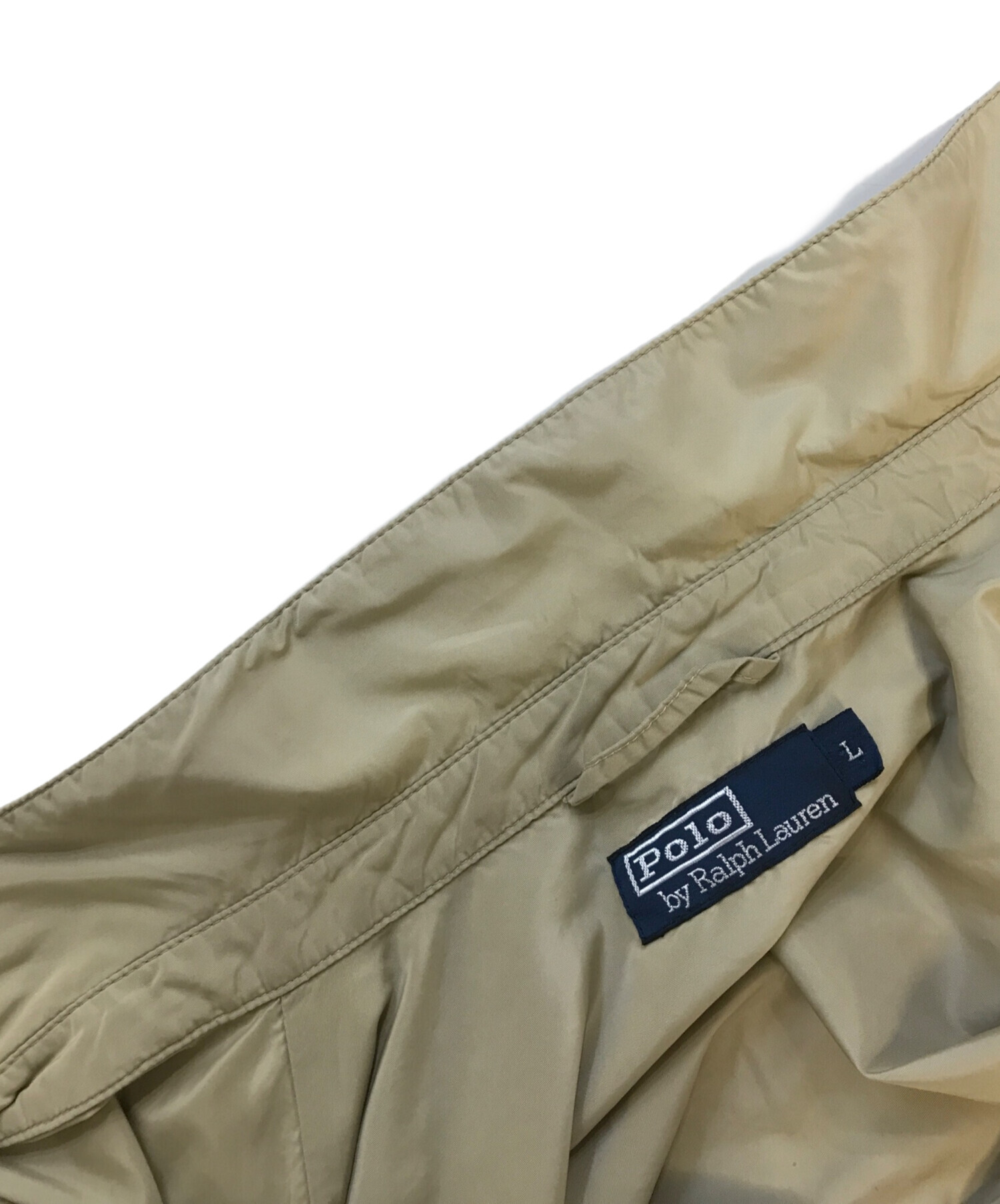 ポロラルフローレン カーキ L～LLサイズ 美品 中古・古着通販】POLO RALPH LAUREN (ポロ・ラルフローレン) ナイロン