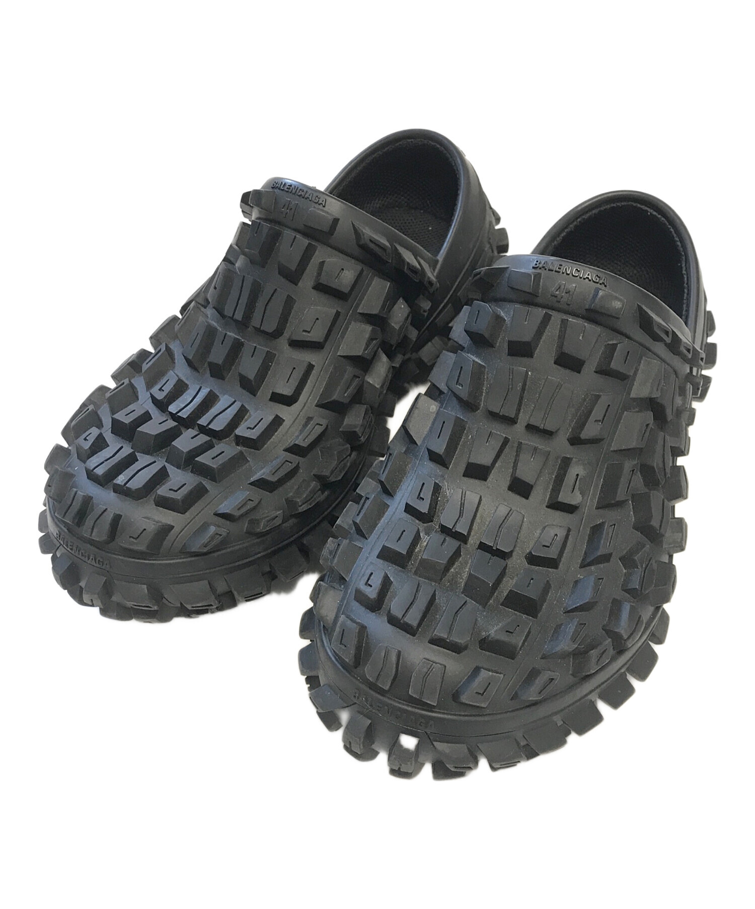 中古・古着通販】BALENCIAGA (バレンシアガ) DEFENDER CLOG ブラック