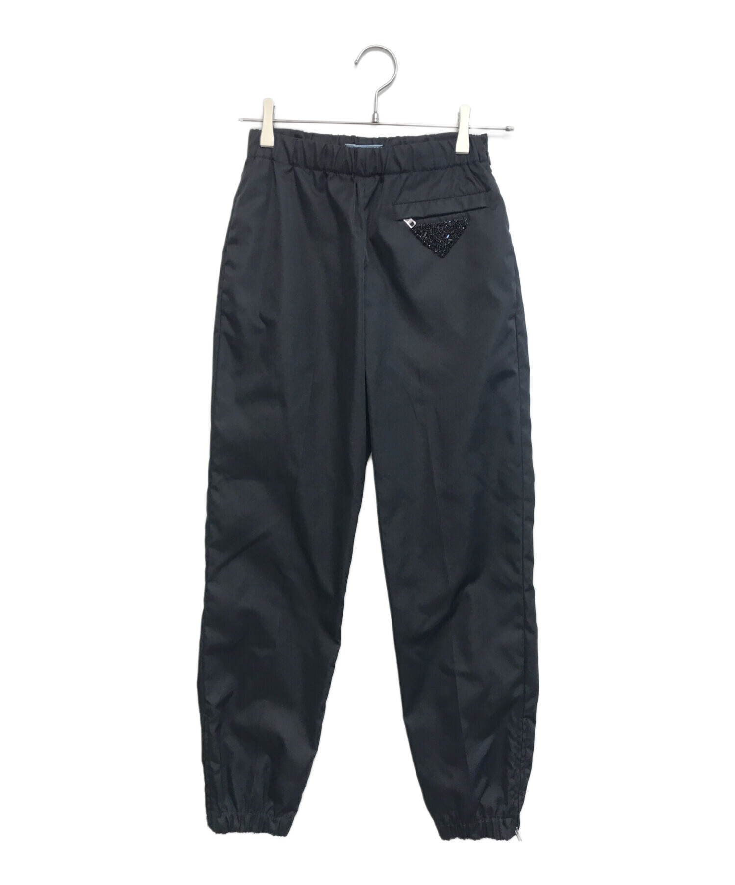 中古・古着通販】PRADA (プラダ) ジョガーナイロンパンツ ブラック