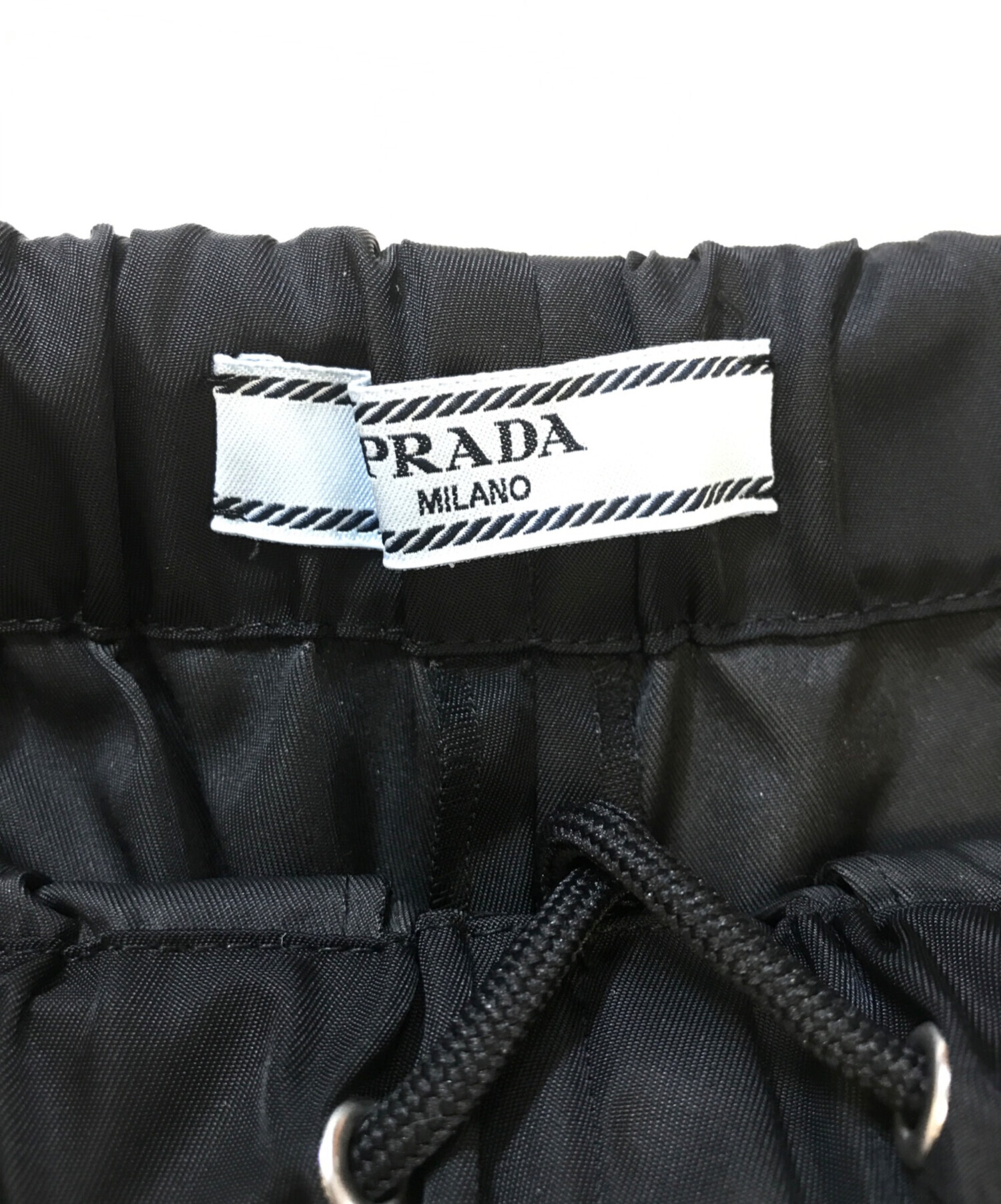 中古・古着通販】PRADA (プラダ) ジョガーナイロンパンツ ブラック