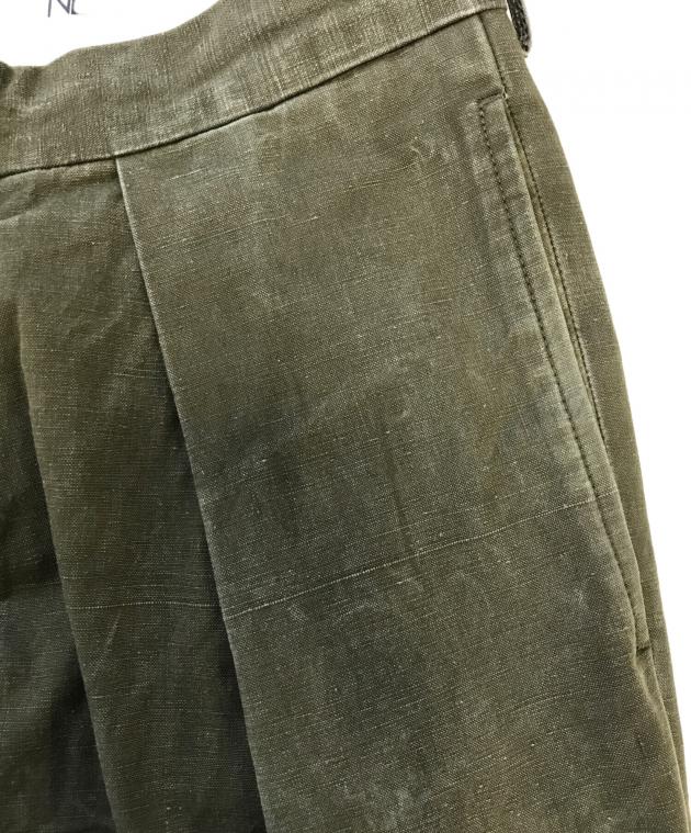 中古・古着通販】NEAT (ニート) テントクロスパンツ オリーブ サイズ