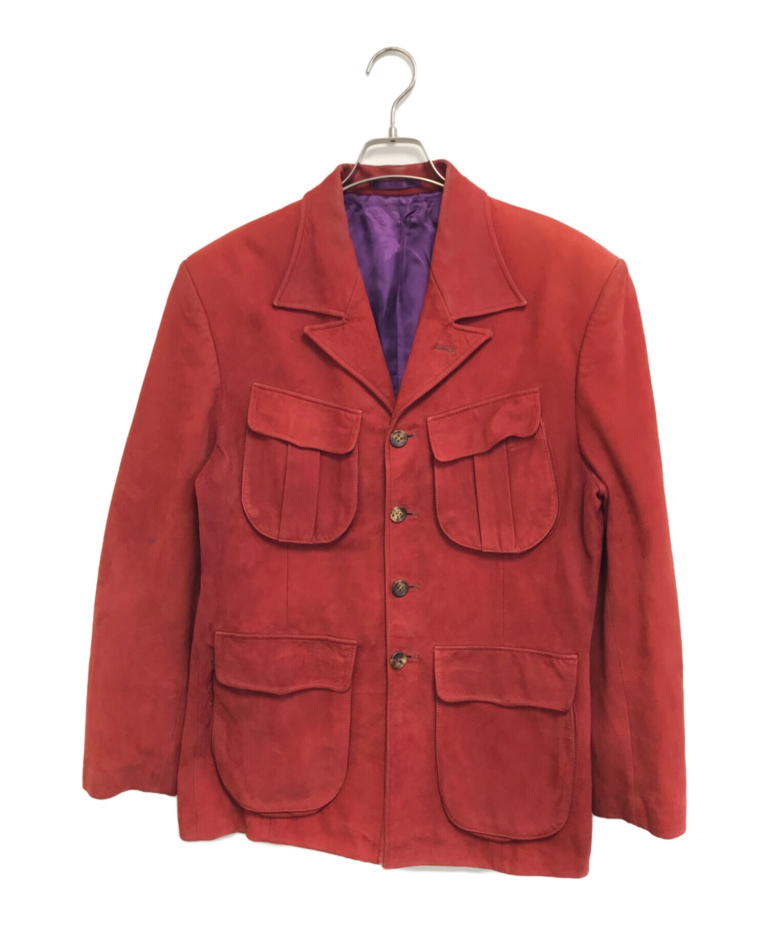 中古・古着通販】PAUL SMITH (ポールスミス) レザーサファリジャケット