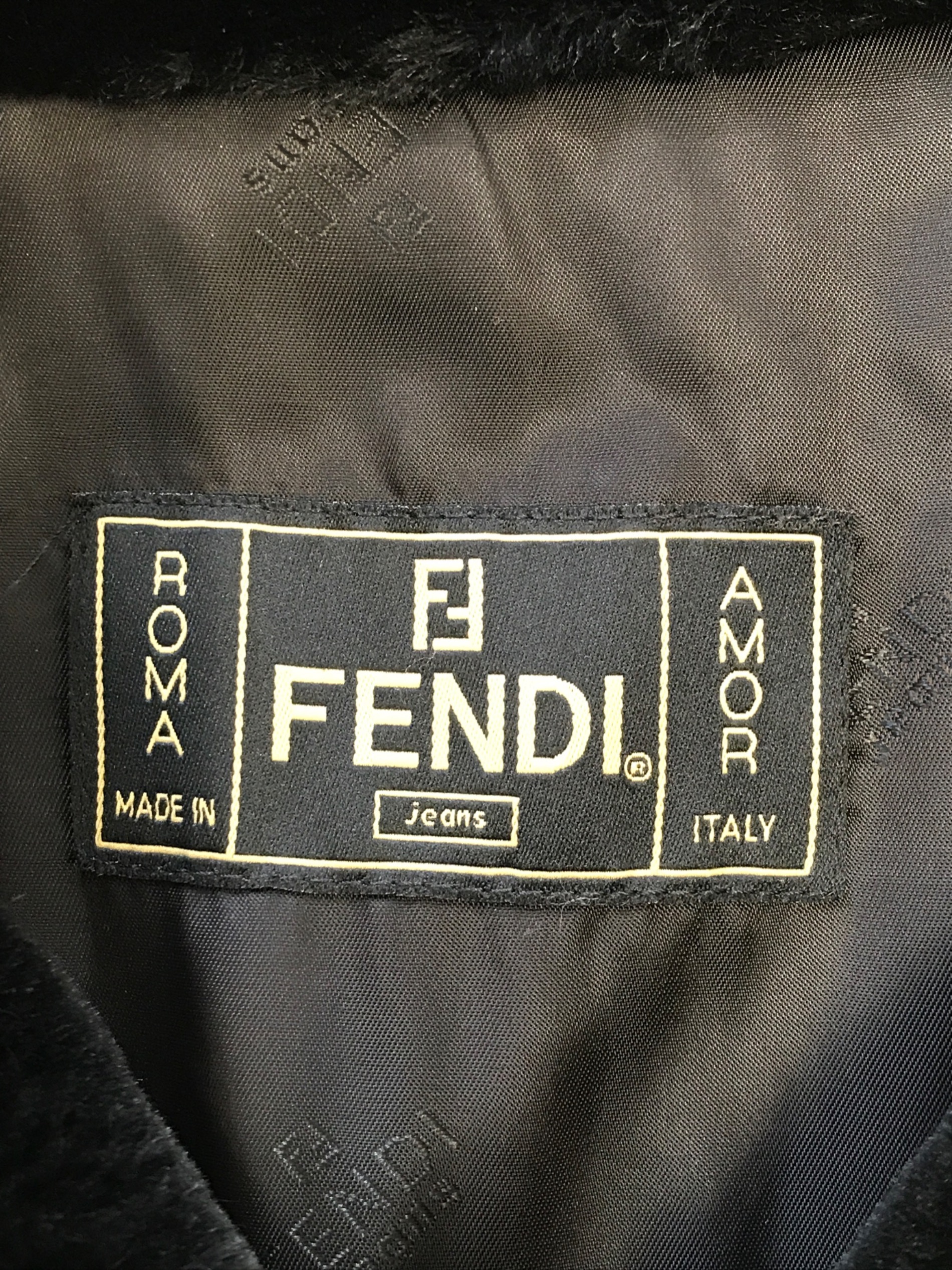 FENDIジャケット　お値下げしました♪ 中古・古着通販】FENDI JEANS (フェンディ ジーンズ) ロゴラインエコ