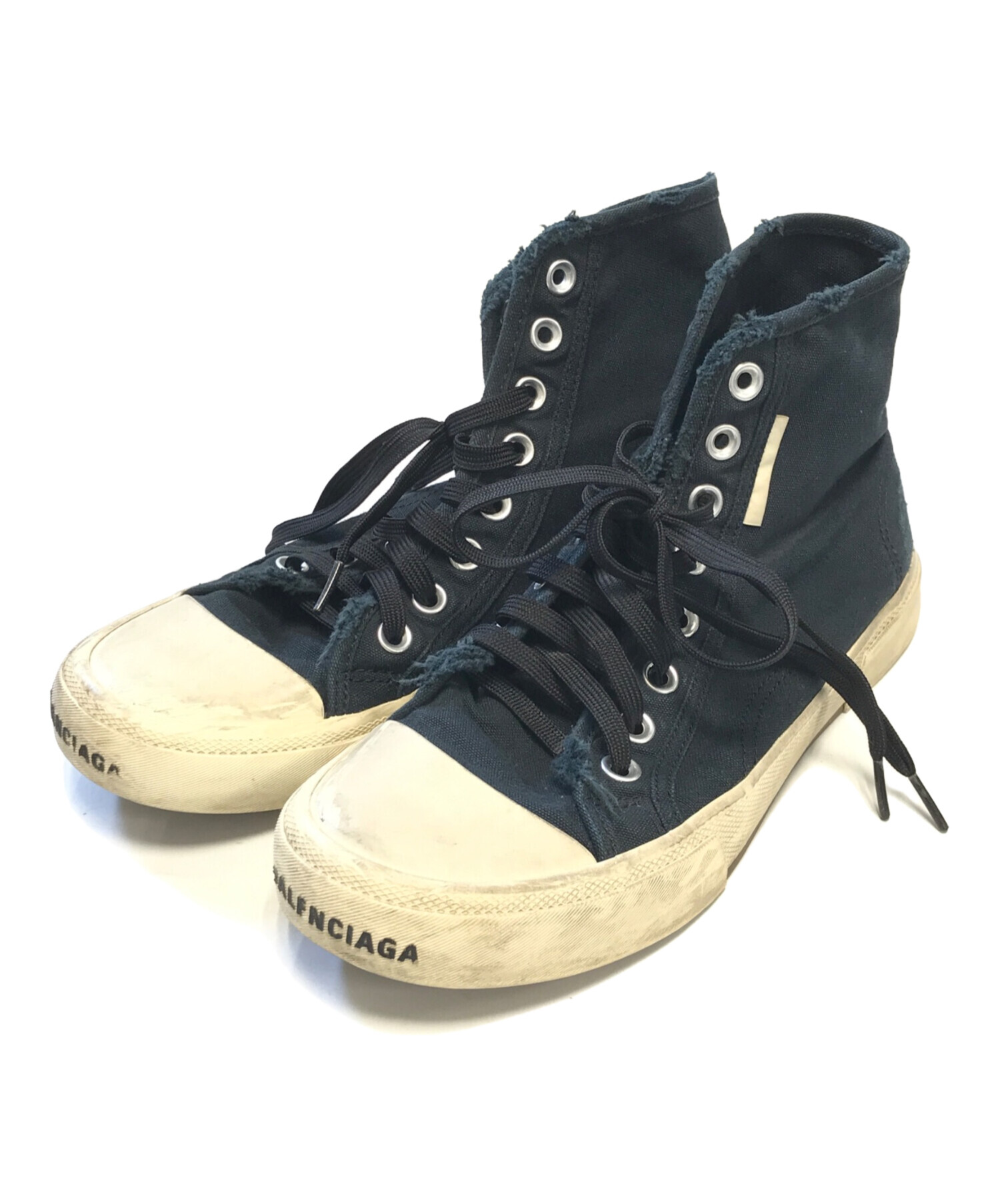中古・古着通販】BALENCIAGA (バレンシアガ) 加工ハイカットスニーカー 