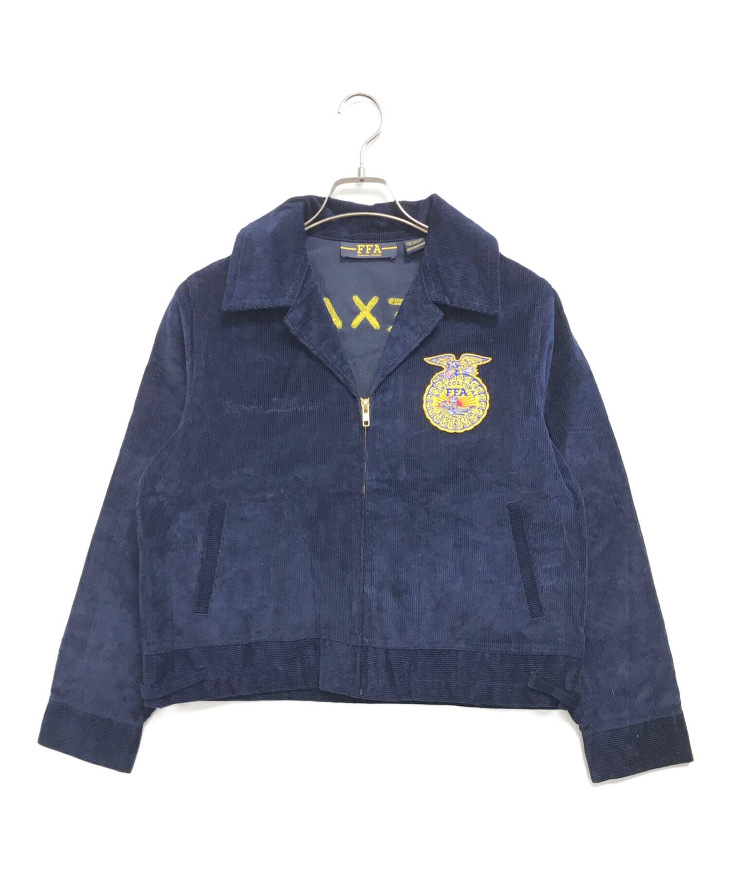 FFA ネイビージャケット サイズ42 中古・古着通販】FFA (エフエフエー) FFAジャケット ネイビー サイズ
