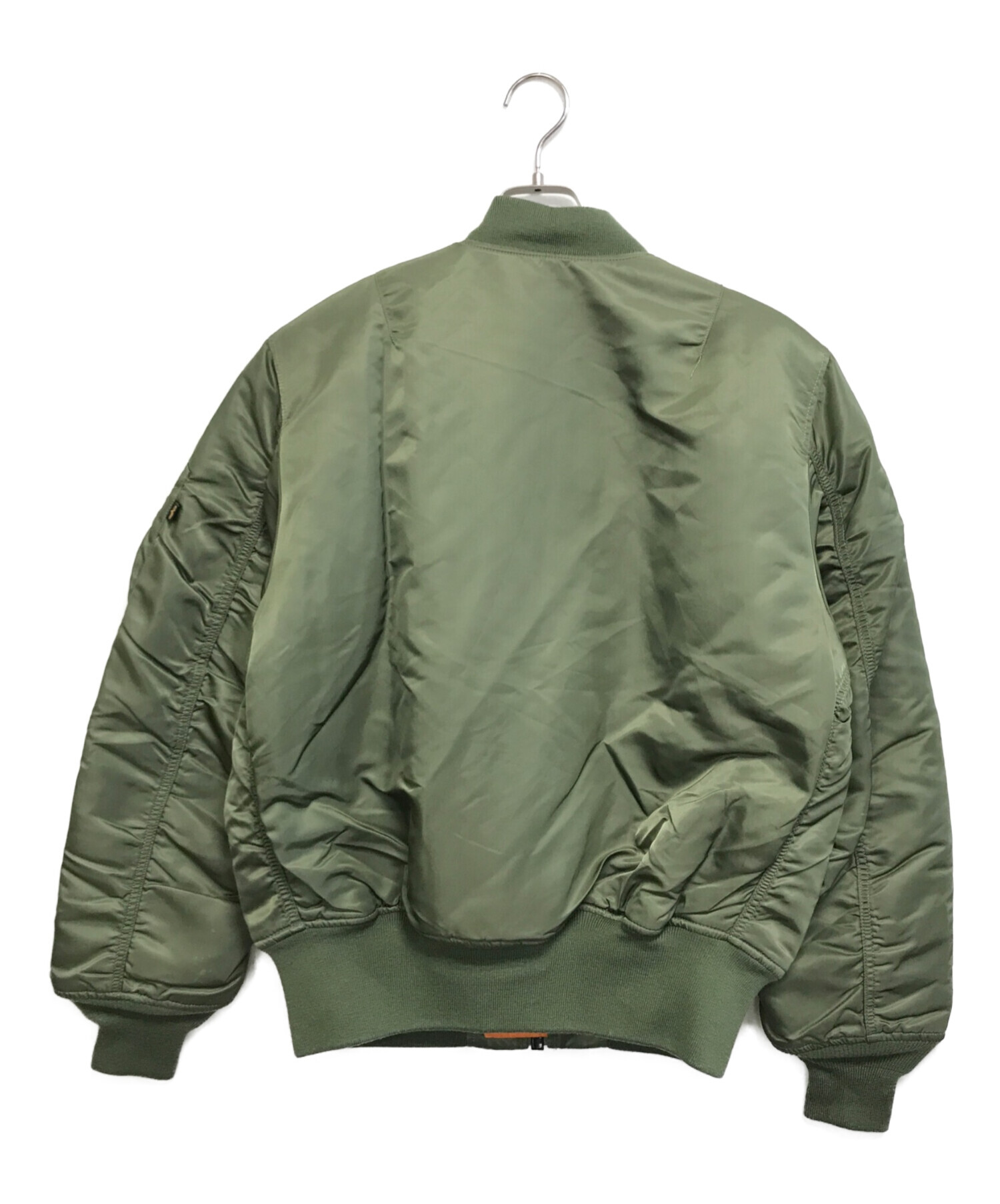 中古・古着通販】ALPHA (アルファ) MA-1ジャケット グリーン サイズ:M