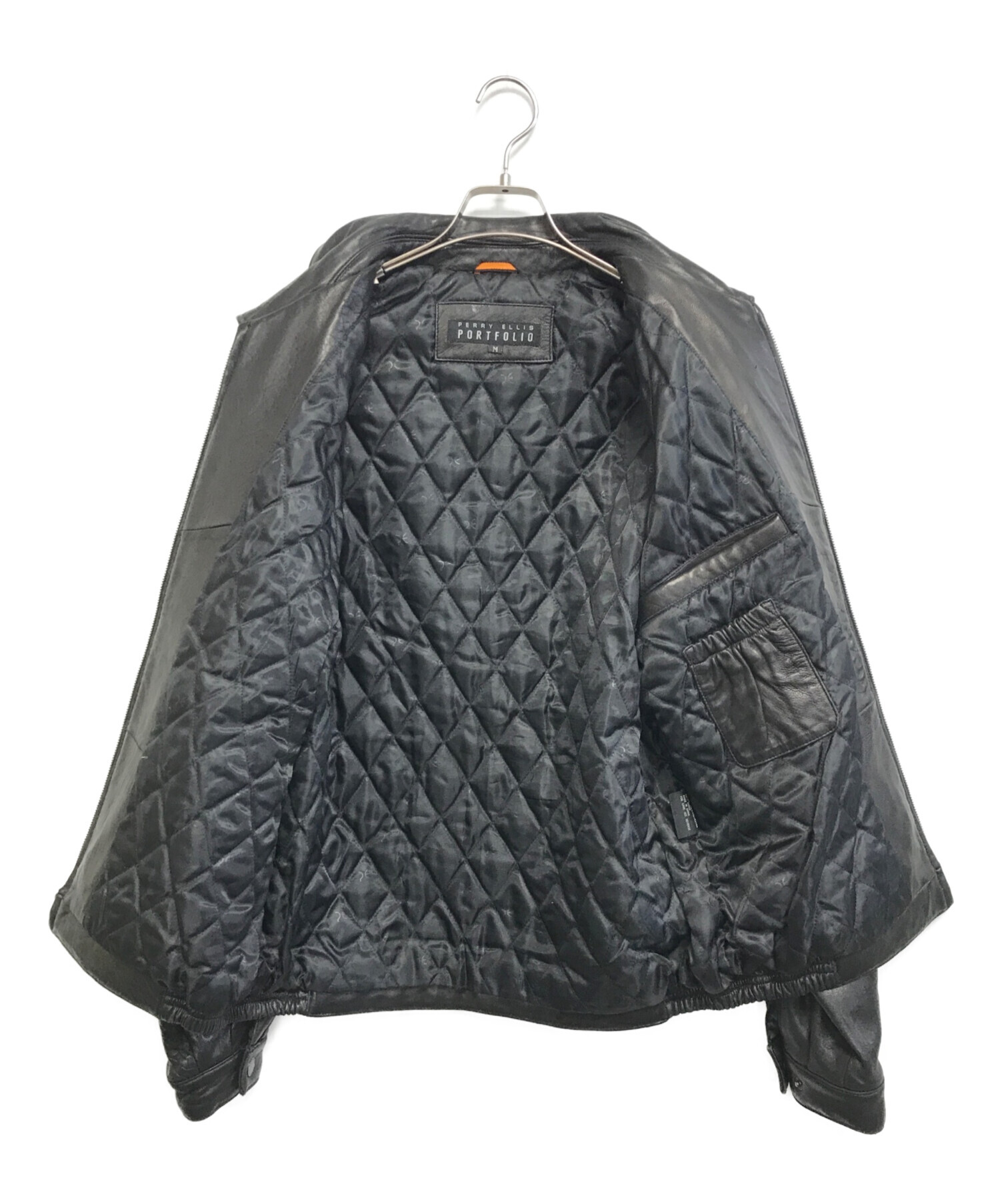 中古・古着通販】PERRY ELLIS (ペリーエリス) レザージャケット