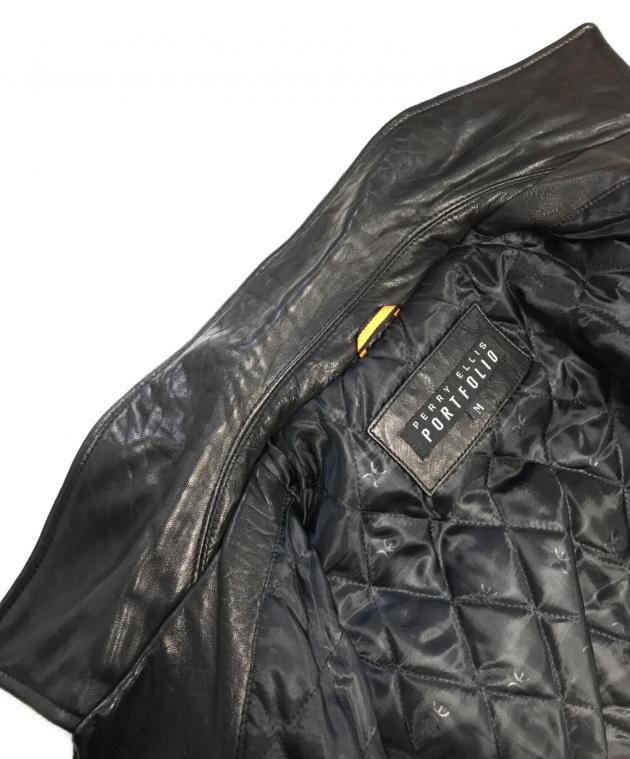 中古・古着通販】PERRY ELLIS (ペリーエリス) レザージャケット