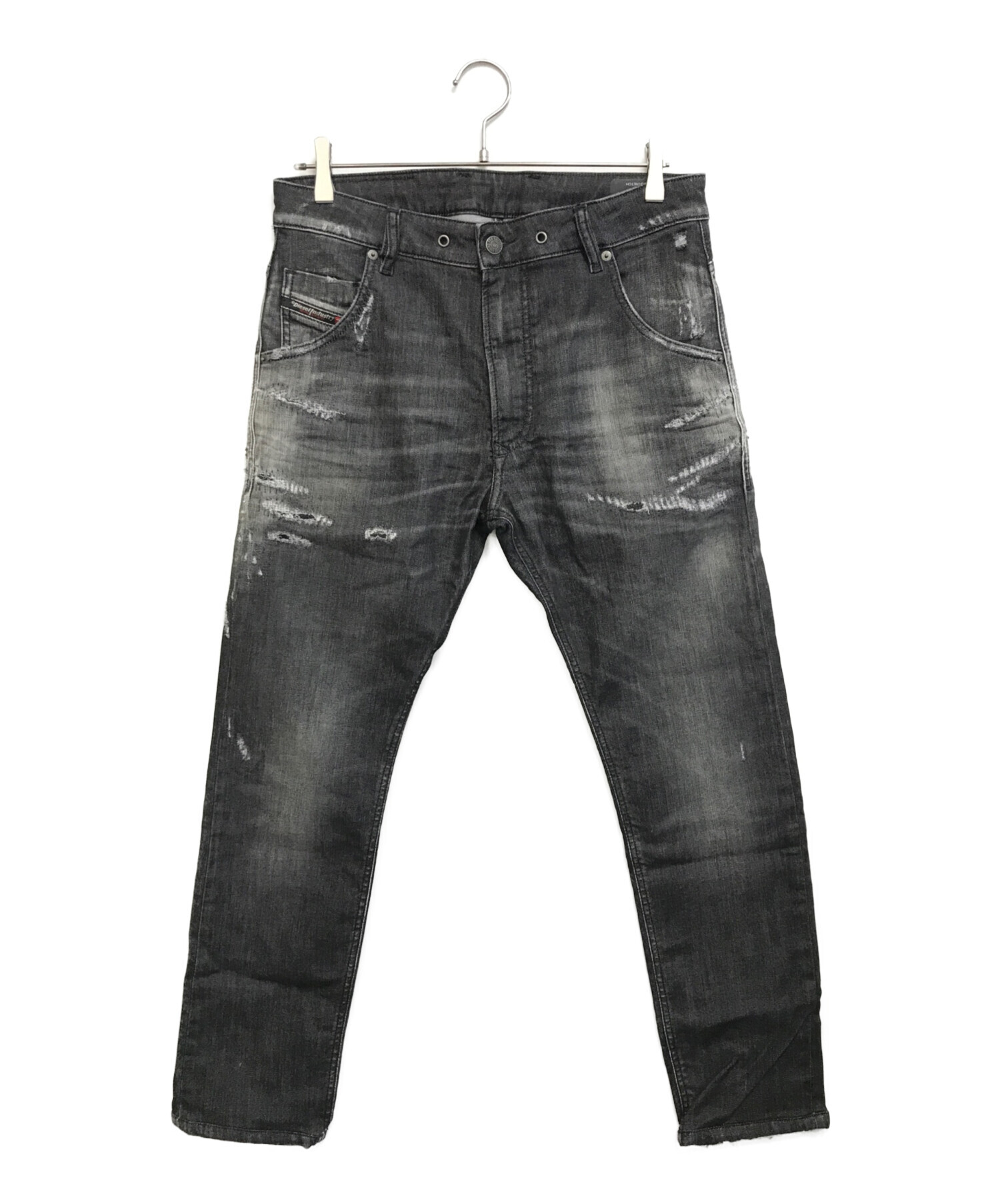 中古・古着通販】DIESEL (ディーゼル) ジョグジーンズ ブラック サイズ