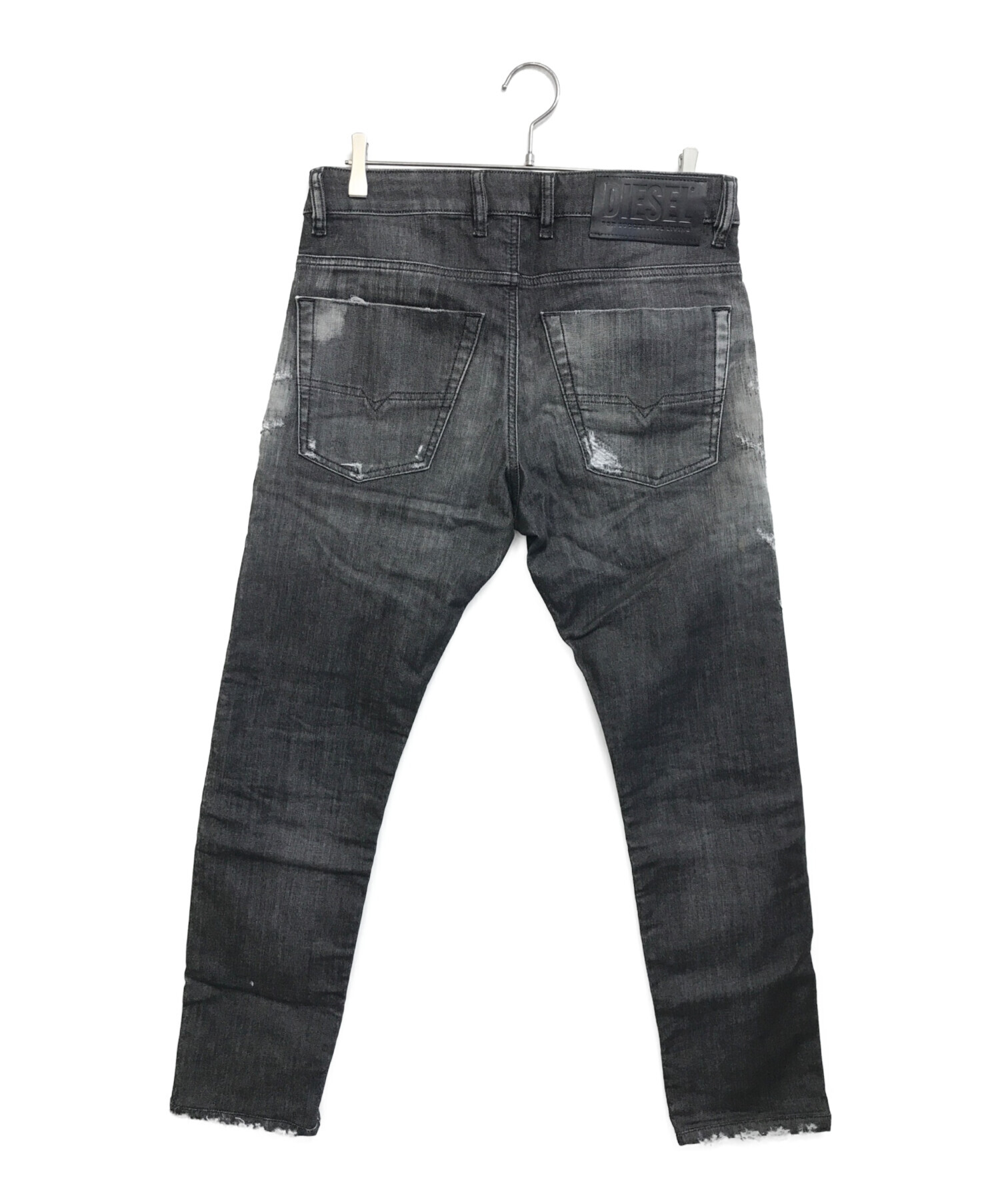 中古・古着通販】DIESEL (ディーゼル) ジョグジーンズ ブラック サイズ