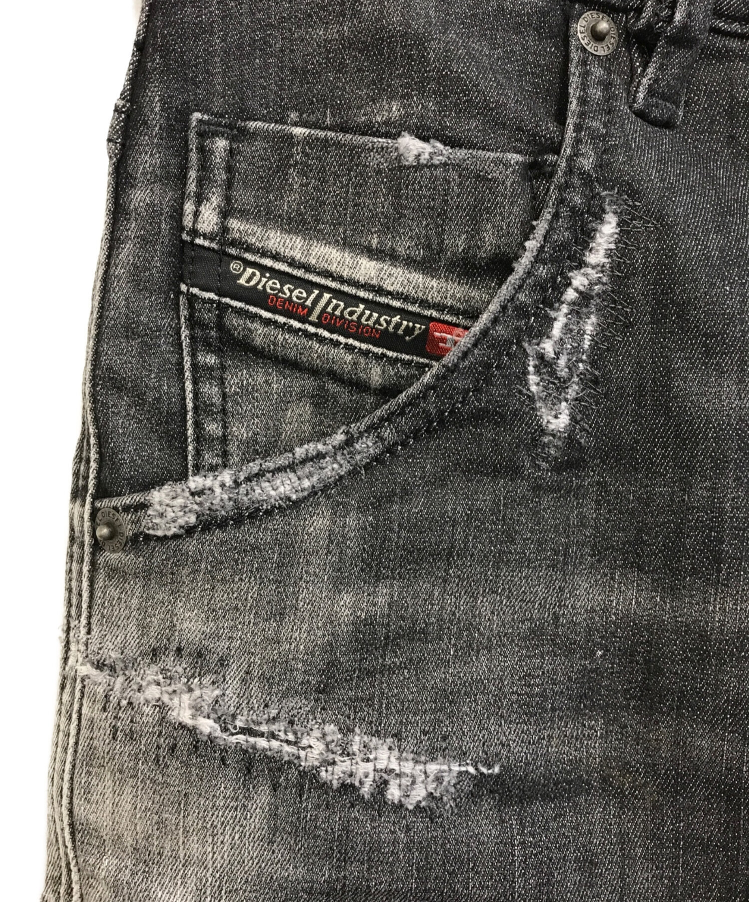 中古・古着通販】DIESEL (ディーゼル) ジョグジーンズ ブラック サイズ