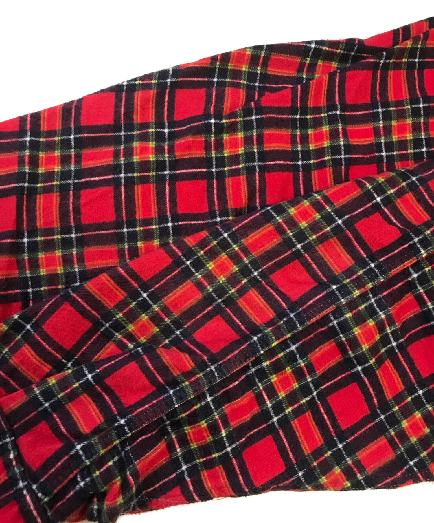 中古・古着通販】Snssex (Snssex) チェックシャツ レッド サイズ:XL