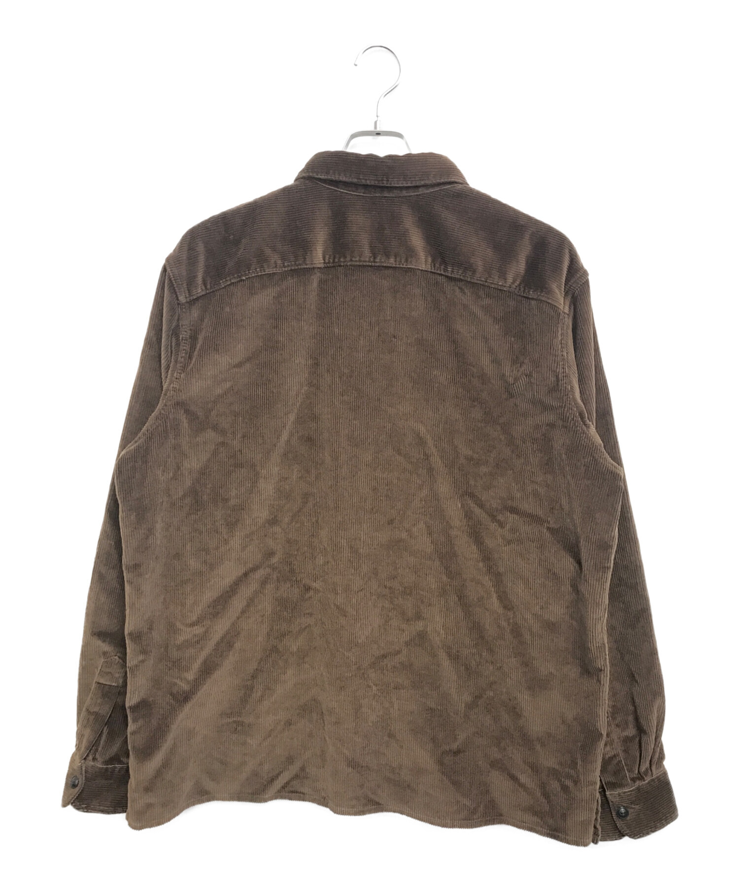 RRL コーデュロイシャツ サイズM 茶色 中古・古着通販】POLO RALPH LAUREN (ポロ・ラルフローレン