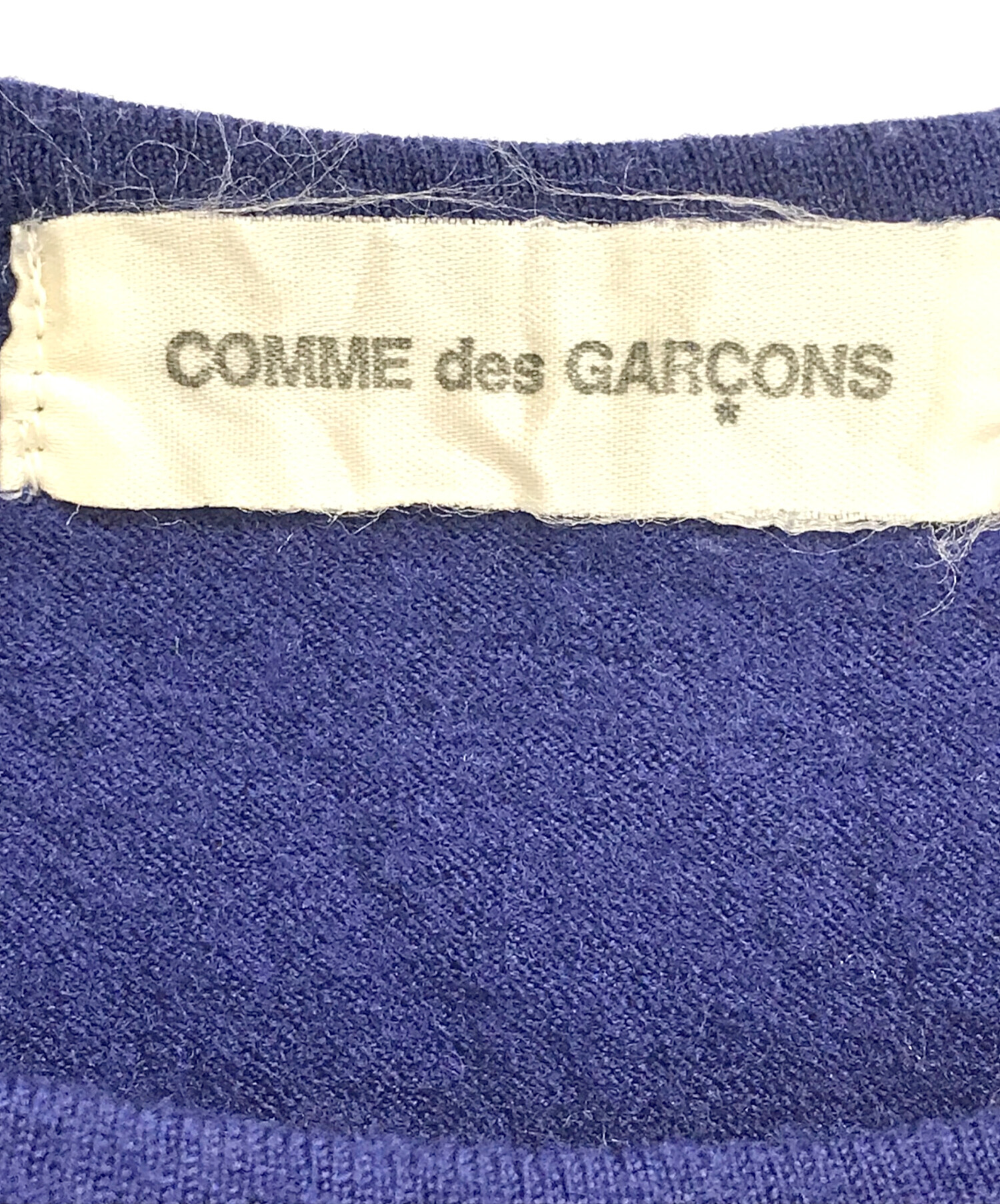 ブランド古着！80's フランス製 COMME des GARCONSカットソー 中古・古着通販】COMME des GARCONS (コムデギャルソン) ロゴプリント