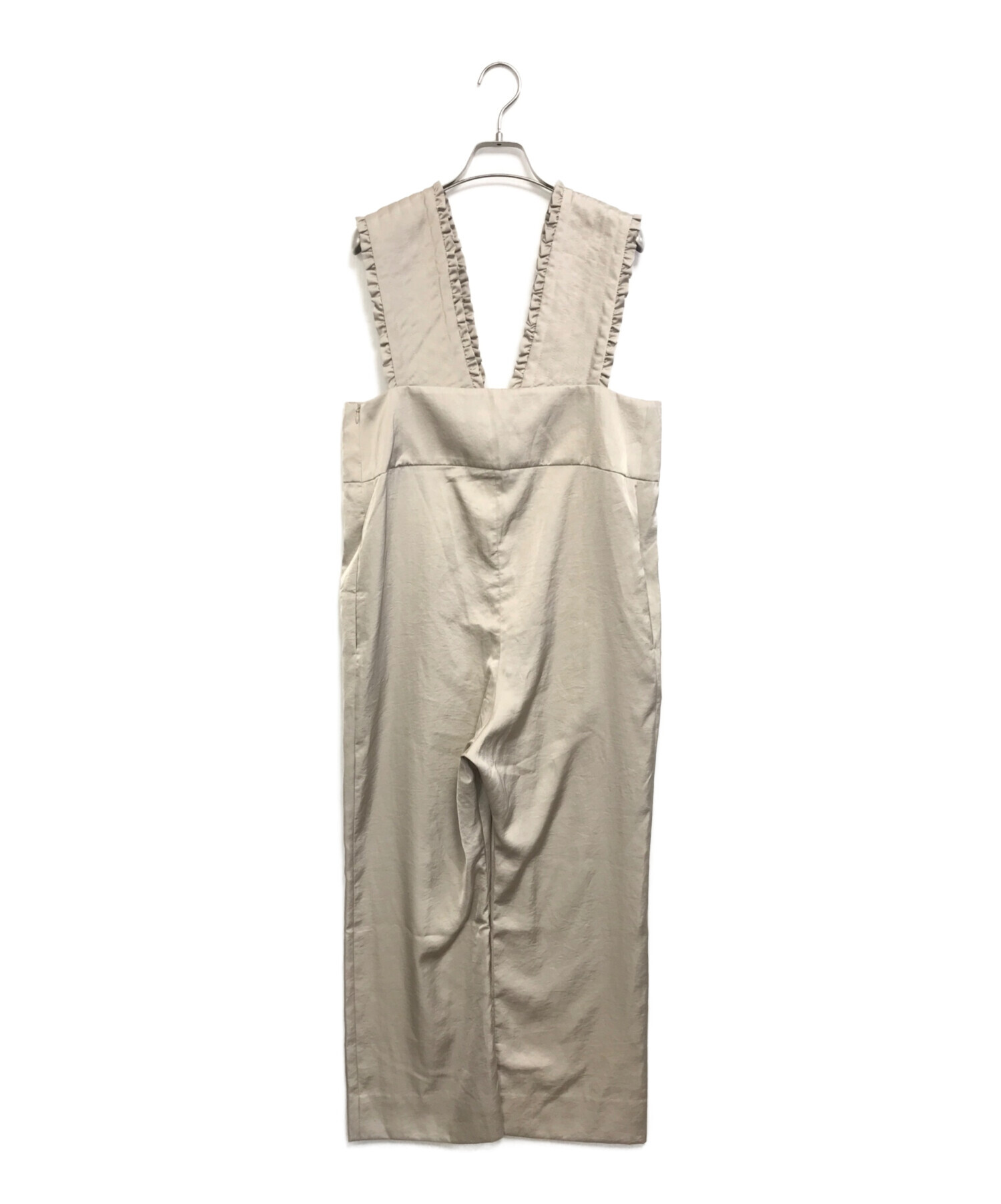 yori ドライツイードサロペット　36 中古・古着通販】YORI (ヨリ) サロペット グレー サイズ:36｜ブランド