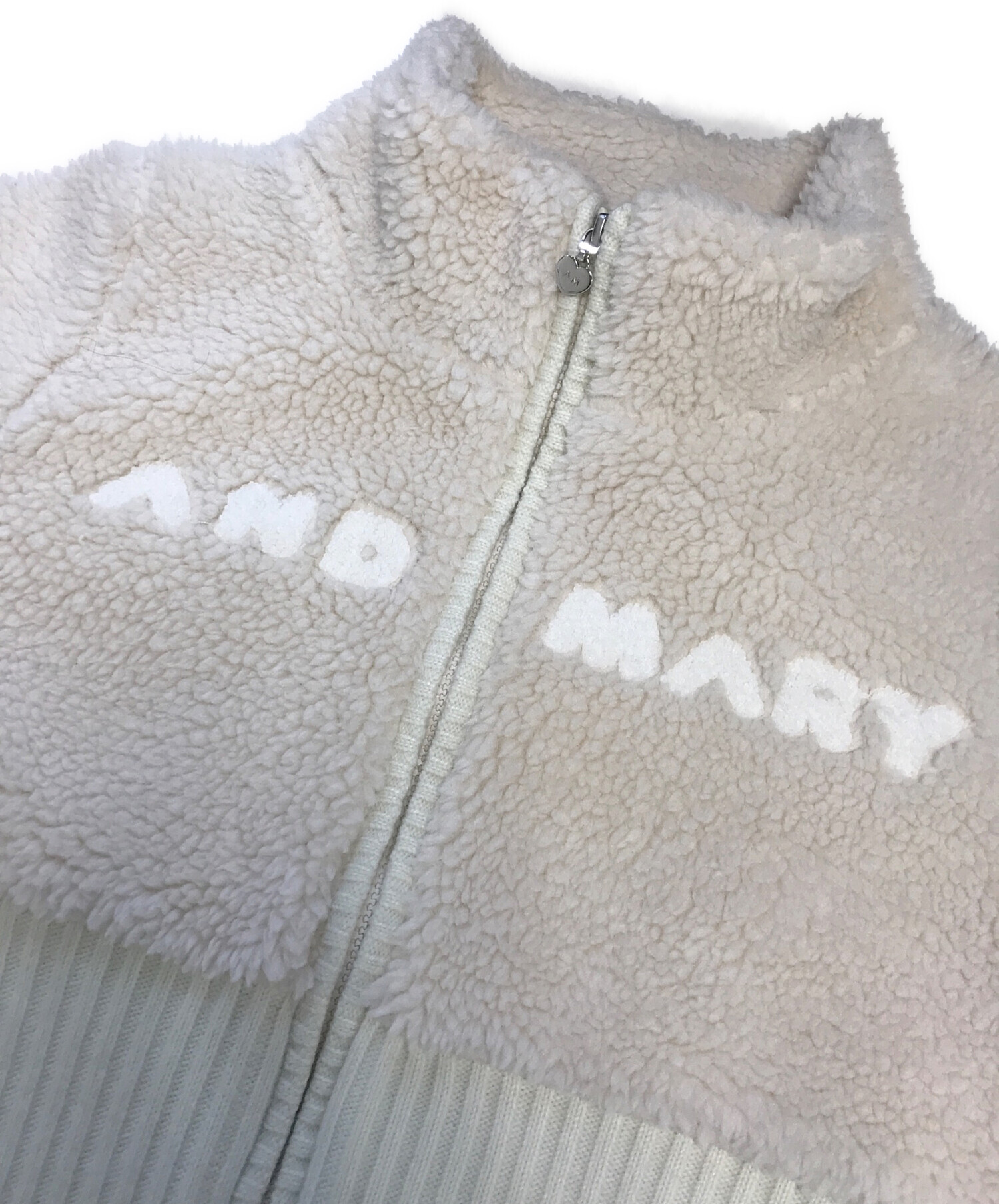 中古・古着通販】ANDMARY (アンドマリー) Fluffy zip up jacket