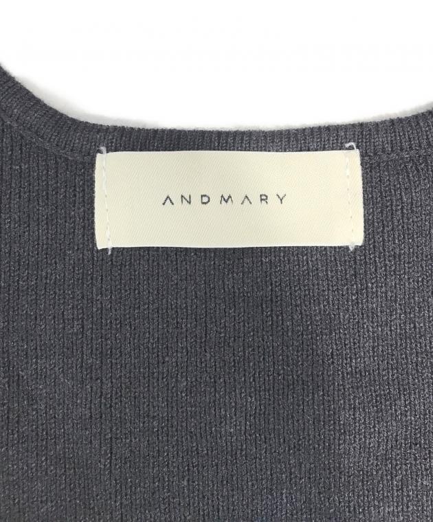 中古・古着通販】ANDMARY (アンドマリー) Carlie logo set up グレー 