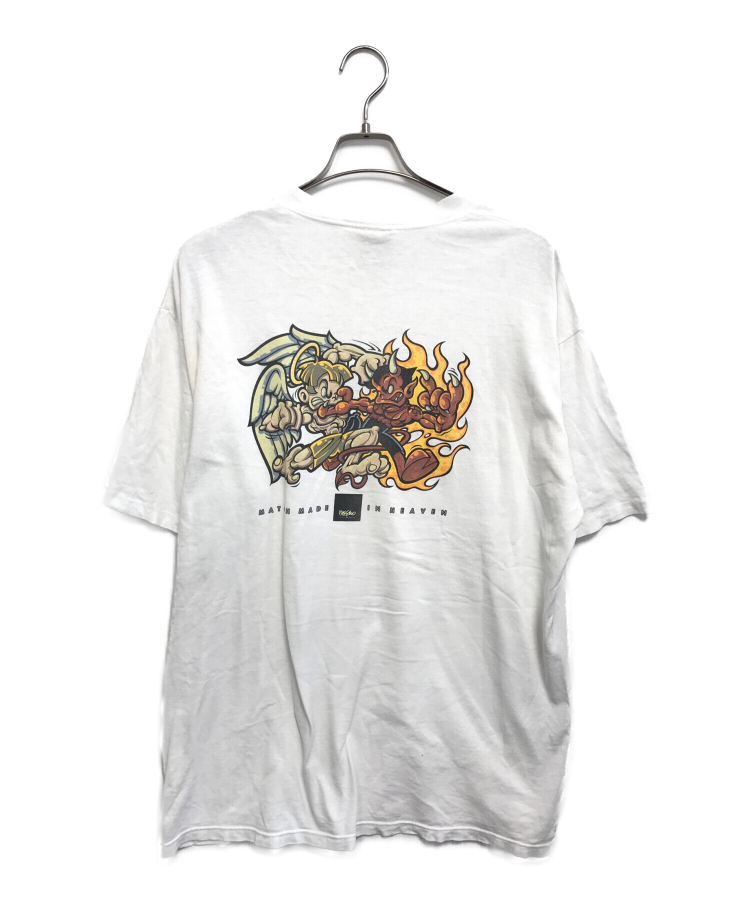 中古・古着通販】MOSSIMO (モッシモ) プリントTシャツ ホワイト サイズ