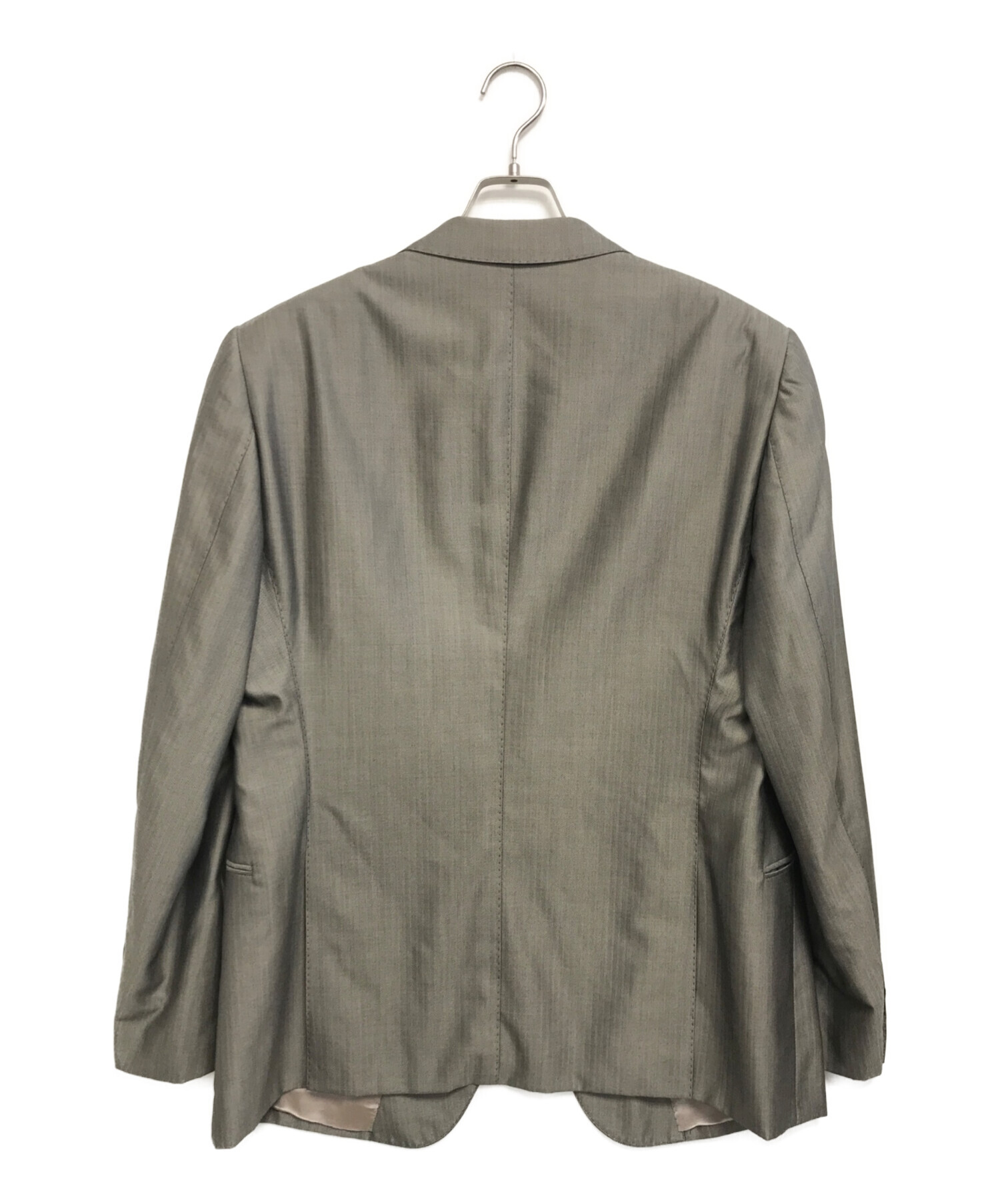 GIORGIO ARMANI アルマーニ セットアップ スーツ グレー 丈長め 中古・古着通販】GIORGIO ARMANI (ジョルジョアルマーニ) セットアップ