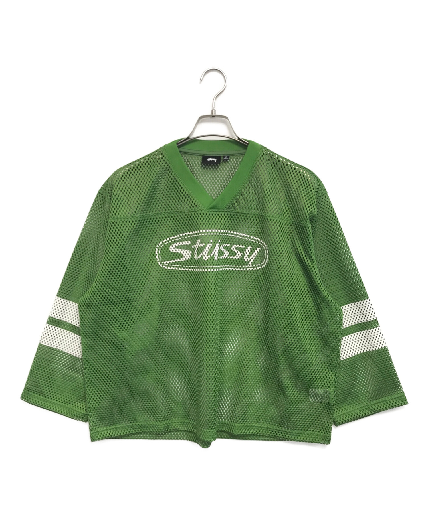 中古・古着通販】stussy (ステューシー) TRUCKER TEAM JERSEY 黄緑 