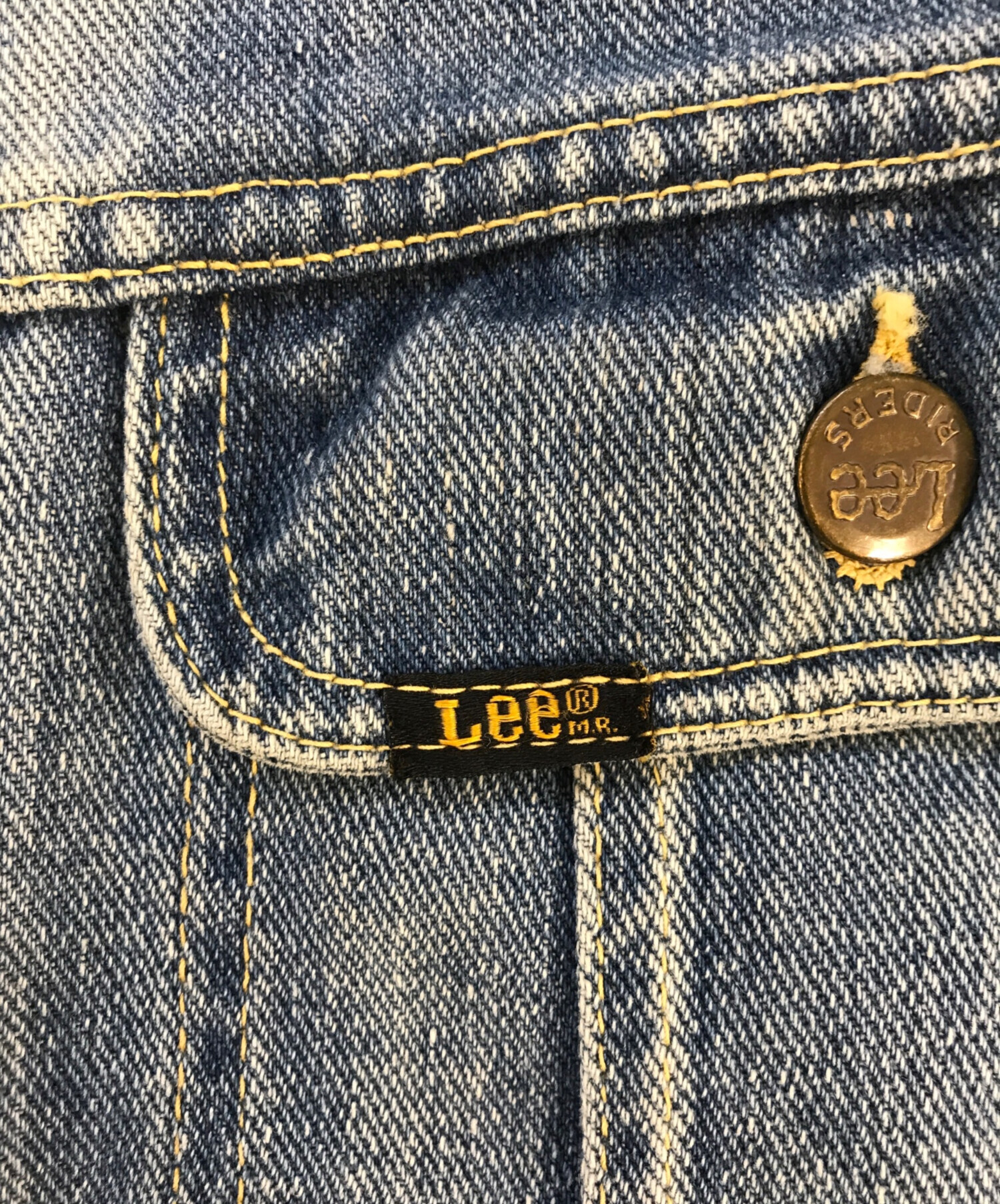中古・古着通販】LEE (リー) デニムジャケット インディゴ サイズ:表記