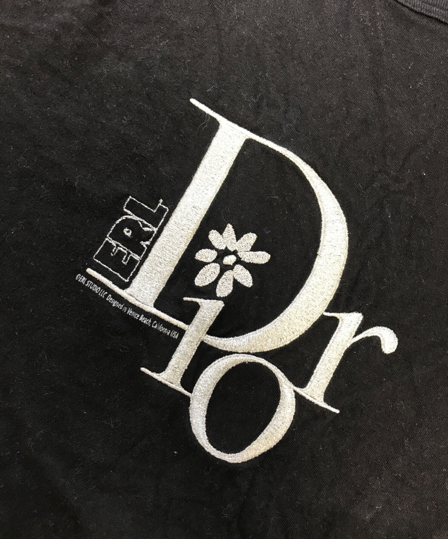 美品 Dior Homme フロント ナイロン切替え Tシャツ S 中古・古着通販】DIOR HOMME (ディオール オム) ERL (イーアールエル