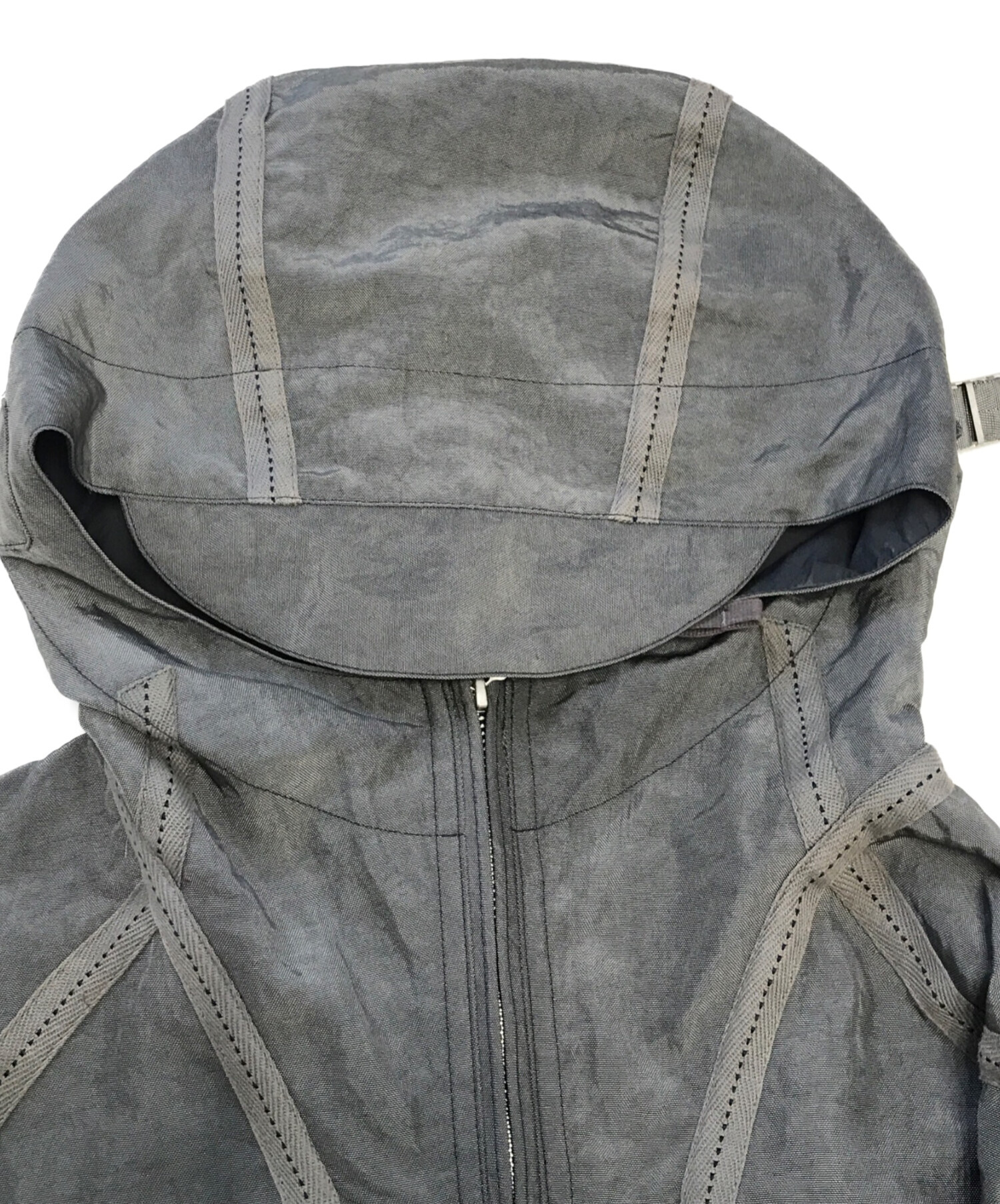 中古・古着通販】san san gear (サンサンギア) WEBBING JACKET グレー