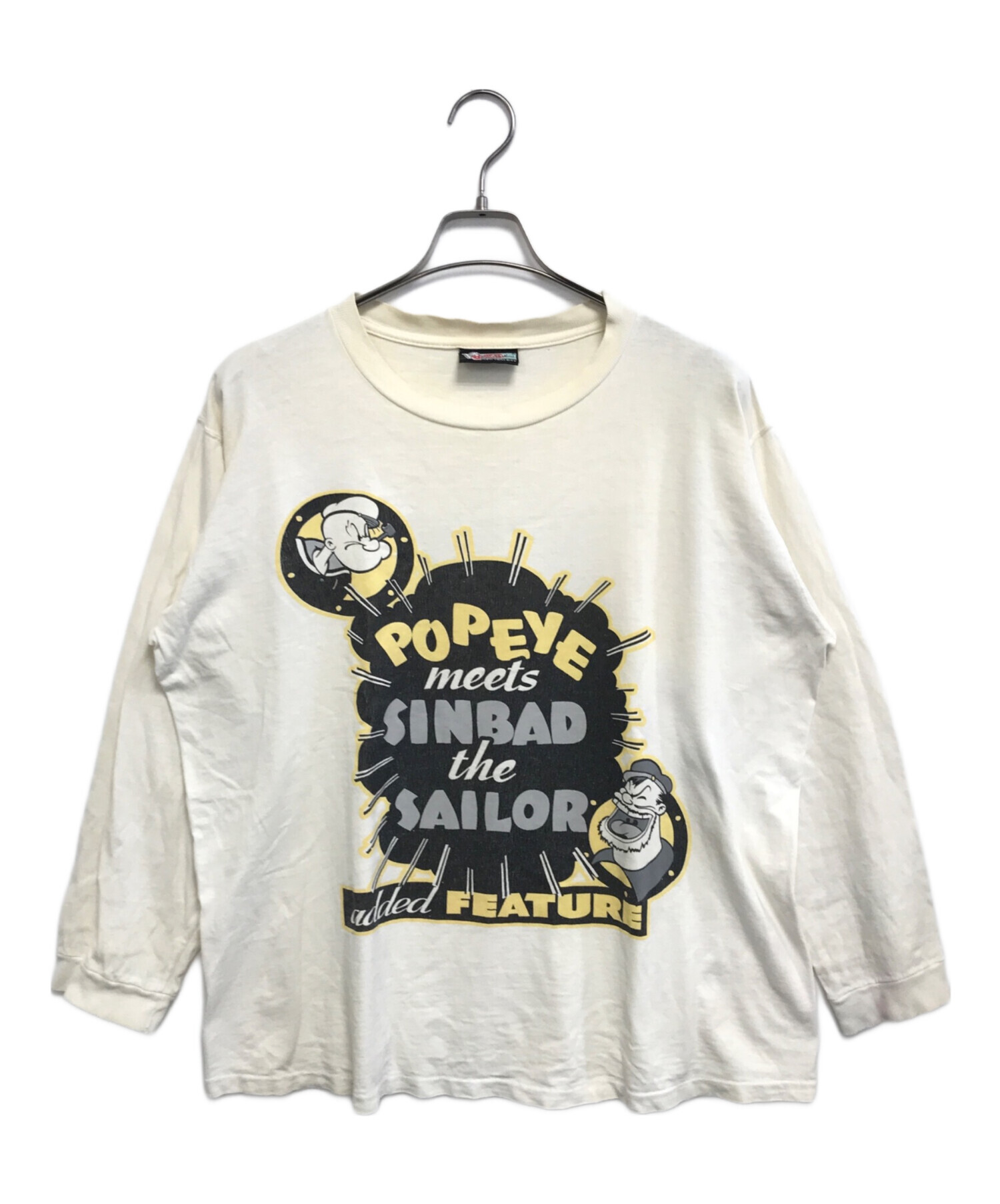 中古・古着通販】キャラクターロングスリーブTシャツ (キャラクター 