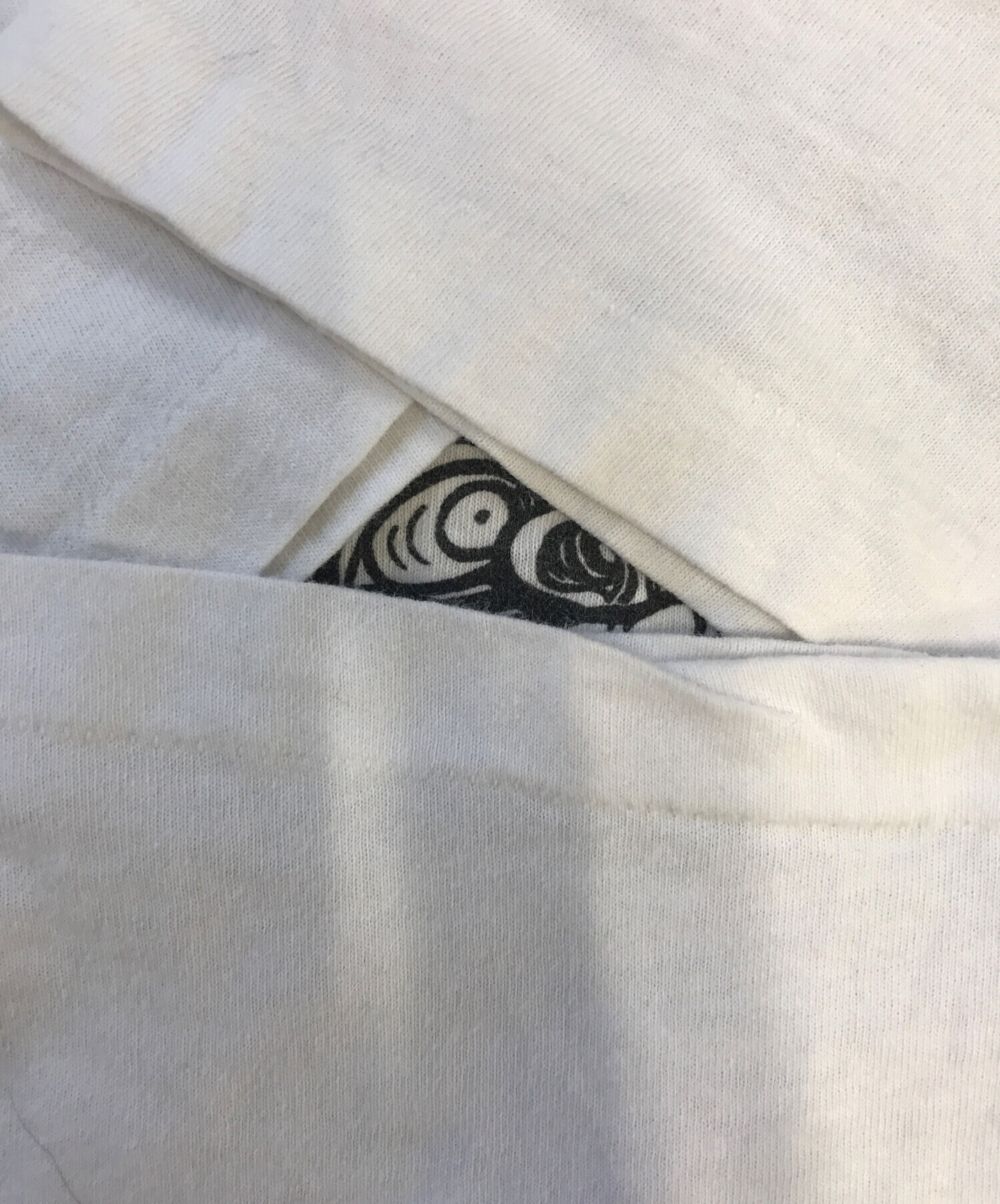 中古・古着通販】Hanes (ヘインズ) プリントTシャツ ホワイト サイズ:L 