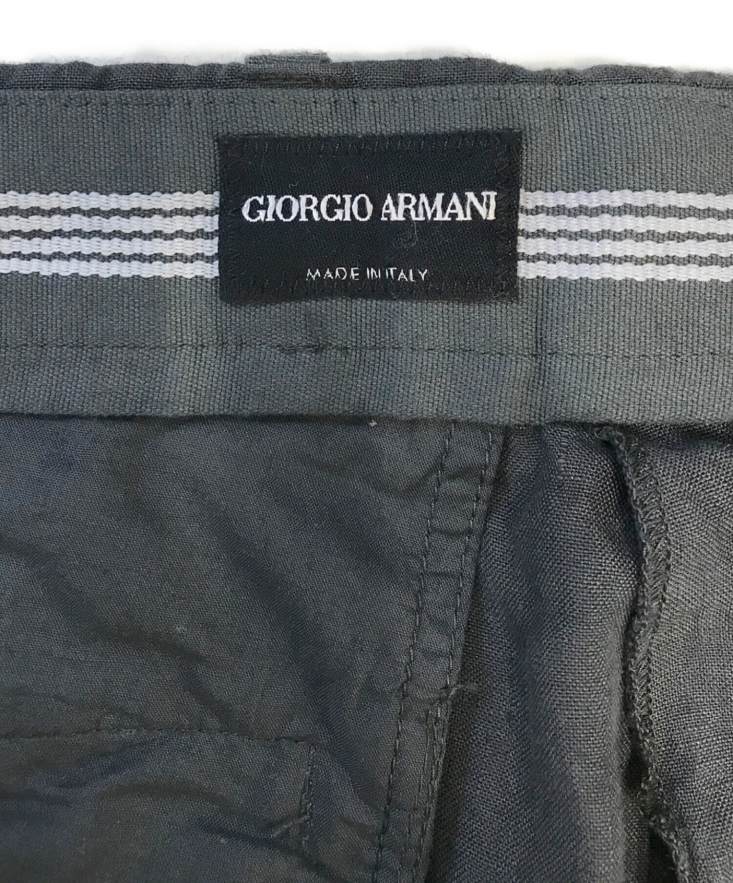 中古・古着通販】GIORGIO ARMANI (ジョルジオアルマーニ) リネンパンツ