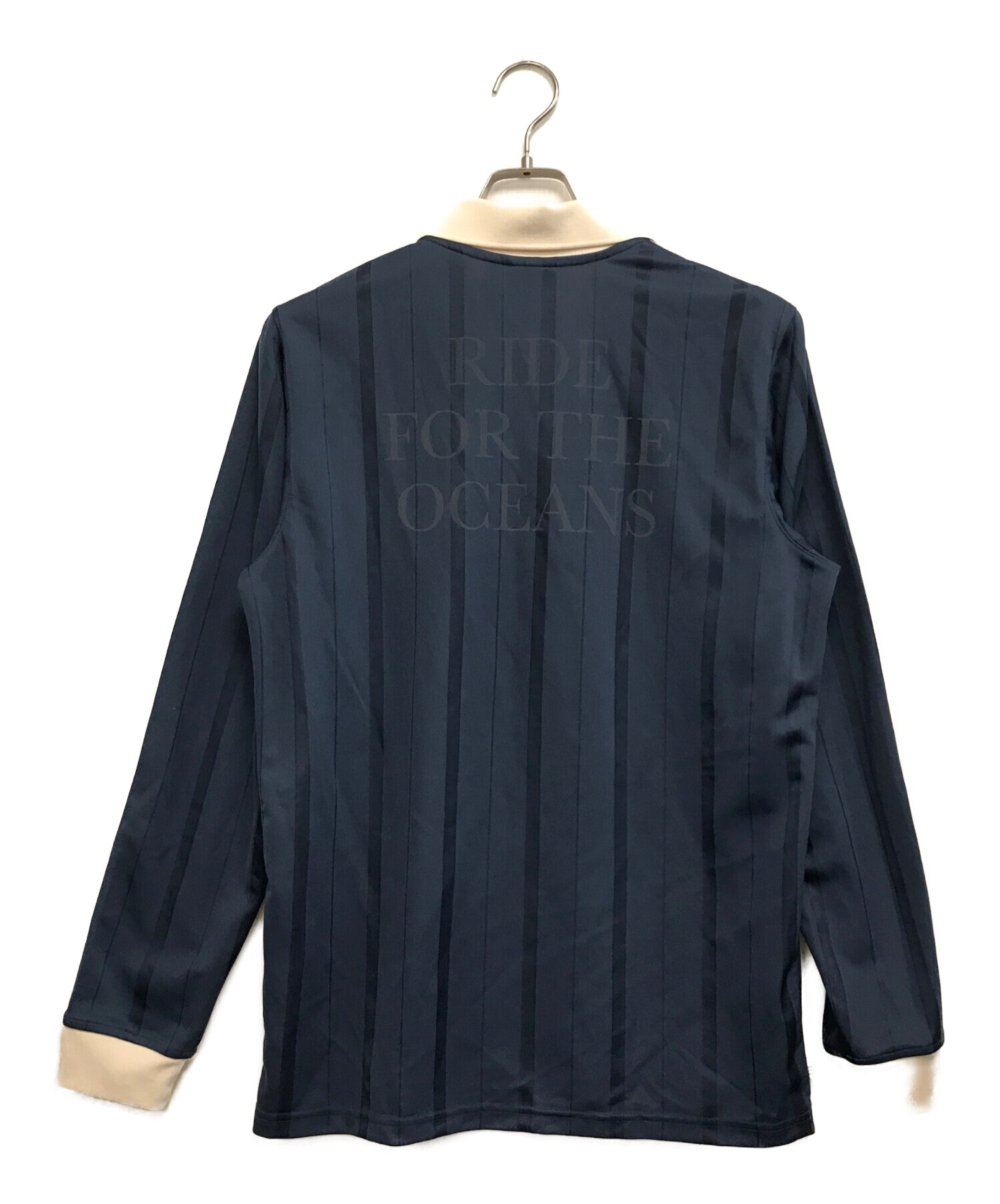 中古・古着通販】adidas (アディダス) ゲームシャツ ネイビー サイズ:L