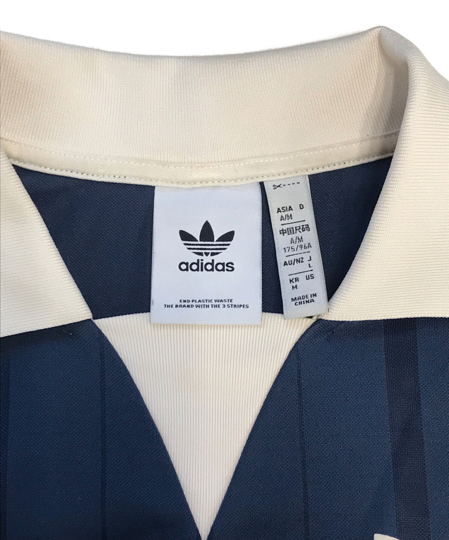 中古・古着通販】adidas (アディダス) ゲームシャツ ネイビー サイズ:L