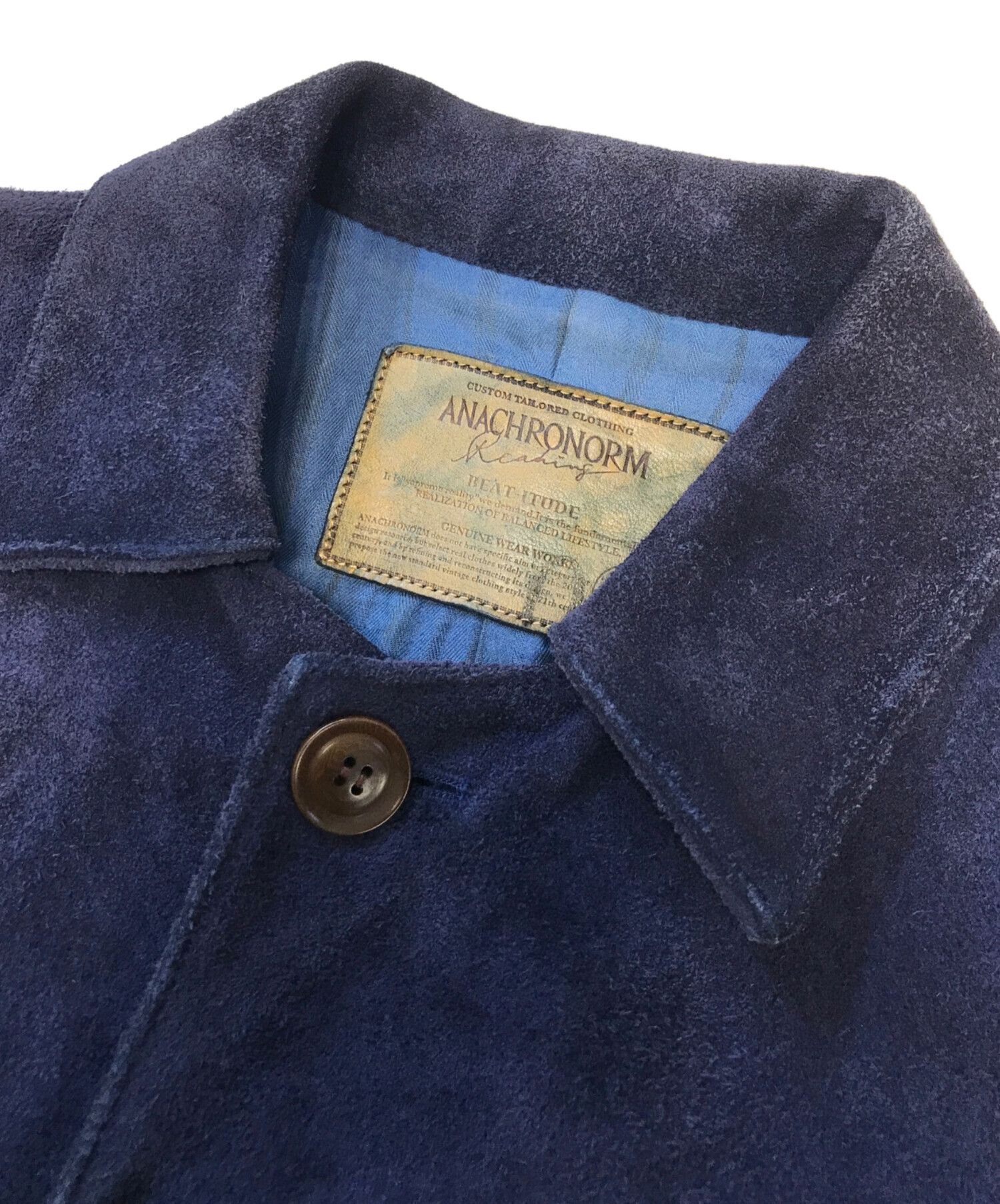 中古・古着通販】anachronorm (アナクロノーム) レザーカバーオール 