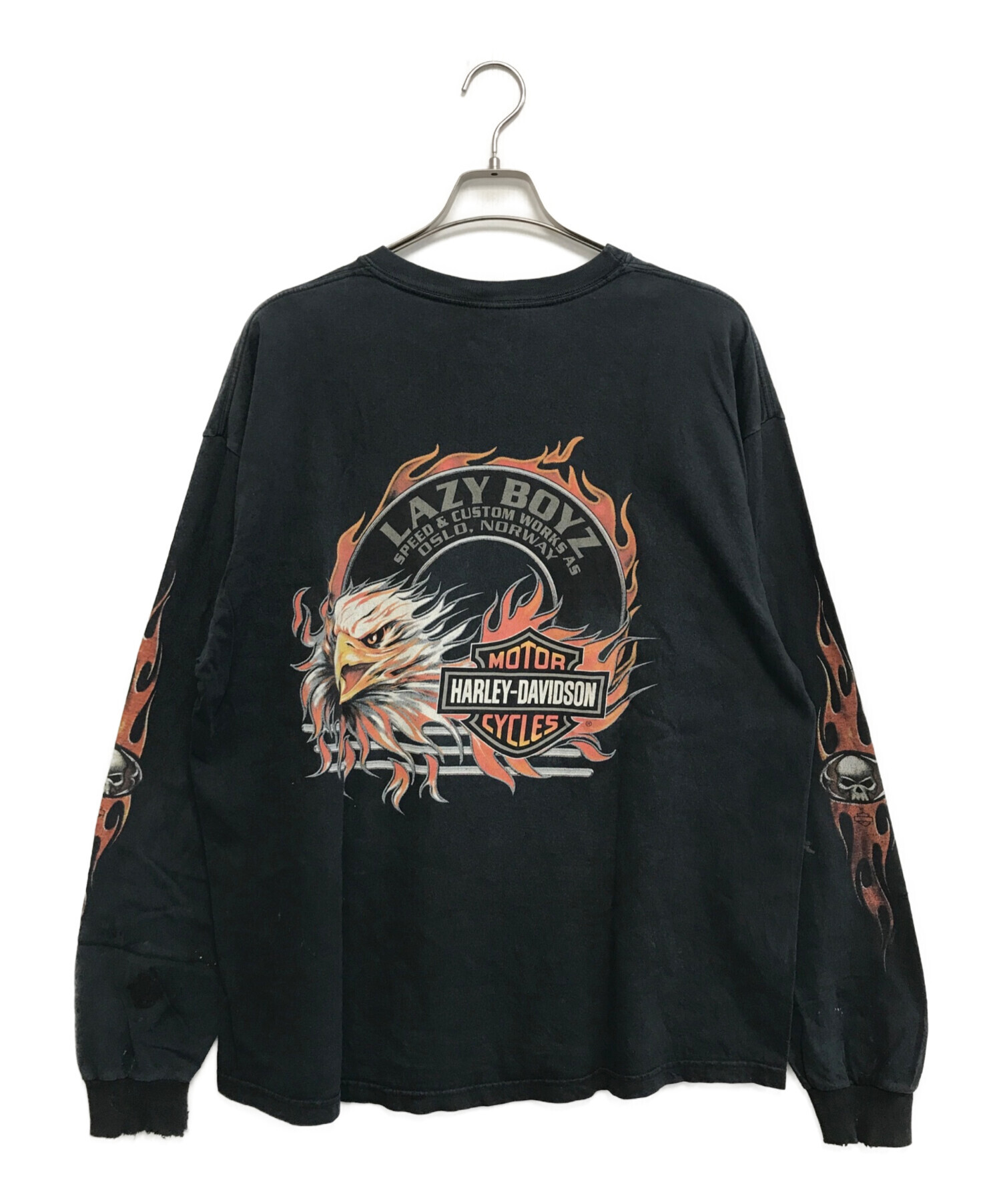 中古・古着通販】HARLEY-DAVIDSON (ハーレーダビッドソン) 袖プリ