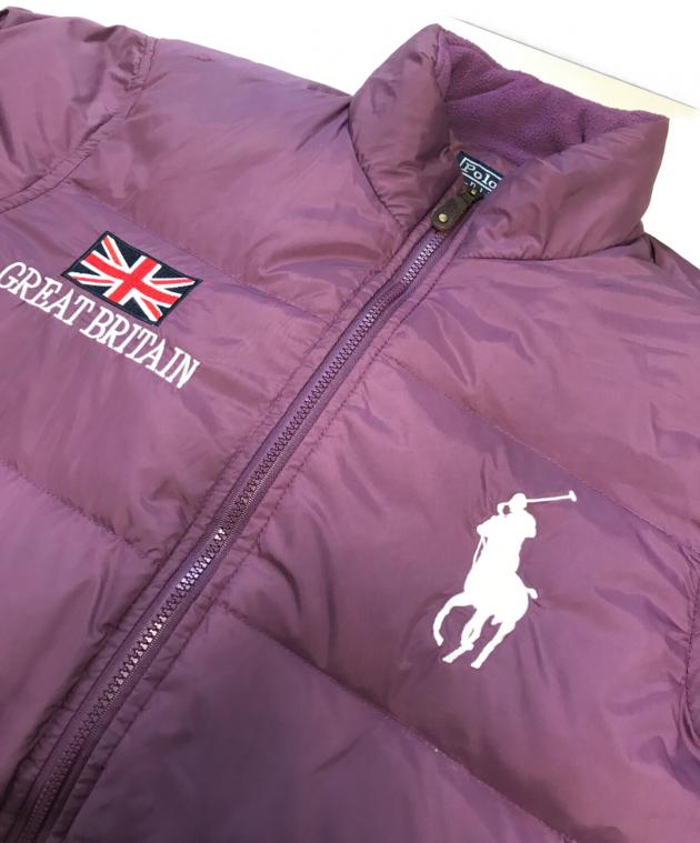 ダウン ラルフローレン 12M(80cm) 紫 中古・古着通販】POLO RALPH LAUREN (ポロ・ラルフローレン) ビッグ