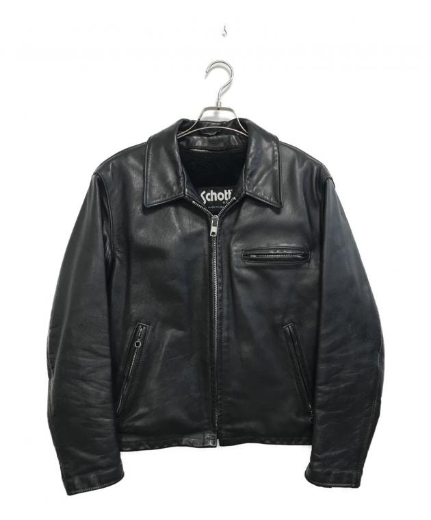 中古・古着通販】Schott (ショット) 襟付きシングルライダース