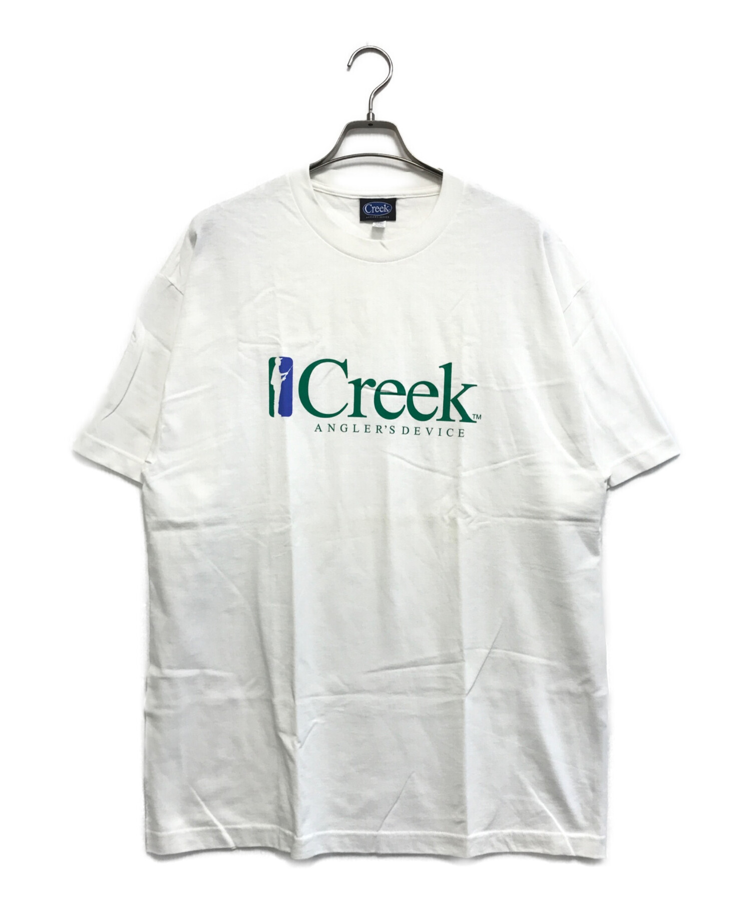 Creek ロゴ Tシャツ ホワイト 中古・古着通販】Creek (クリーク) プリントTシャツ ホワイト サイズ