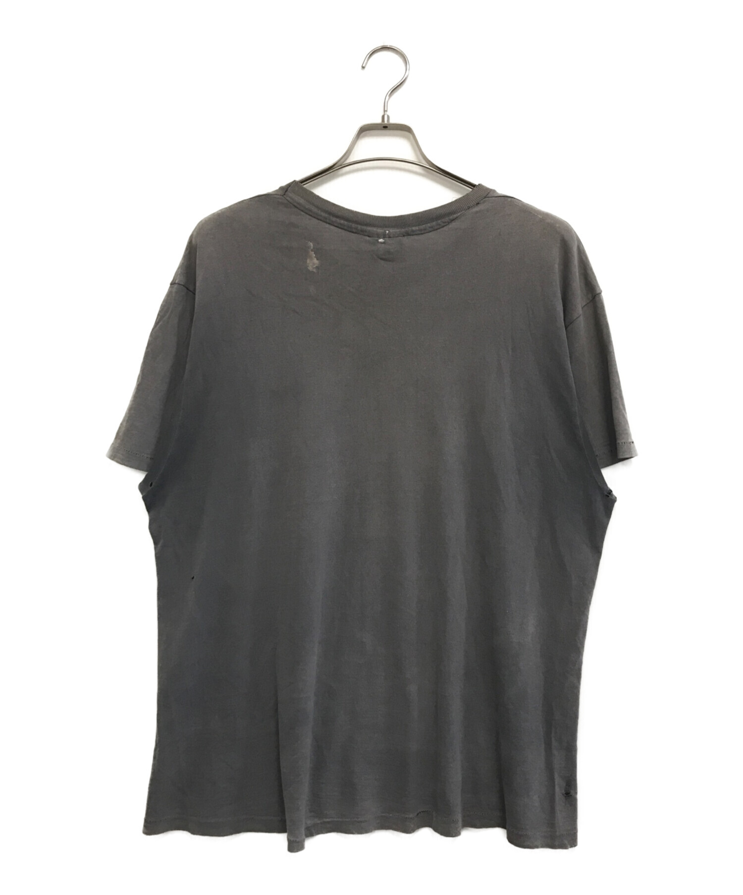 中古・古着通販】Hanes (ヘインズ) プリントTシャツ グレー サイズ:XL