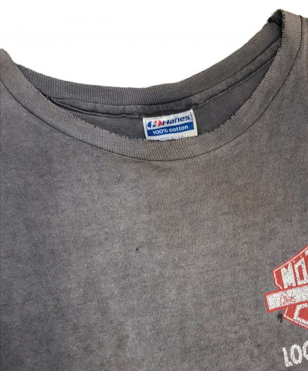 中古・古着通販】Hanes (ヘインズ) プリントTシャツ グレー サイズ:XL