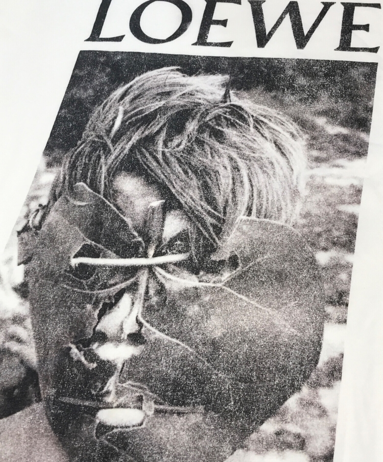 【たつ】LOEWE フォトプリント Tシャツ 中古・古着通販】LOEWE (ロエベ) フォトプリントTシャツ ホワイト