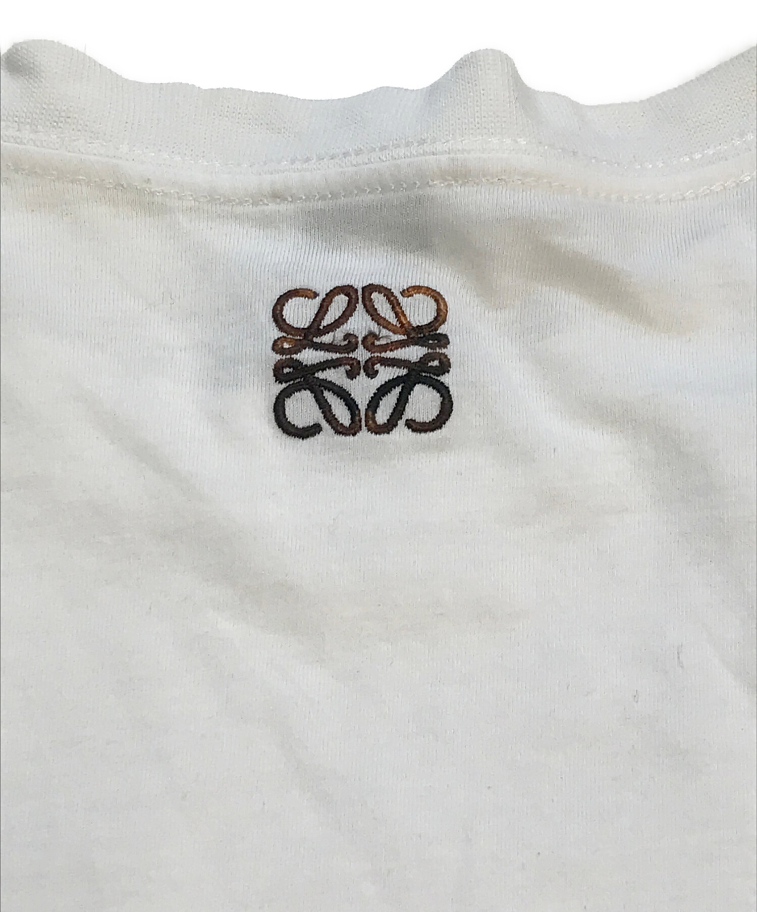 中古・古着通販】LOEWE (ロエベ) フォトプリントTシャツ ホワイト