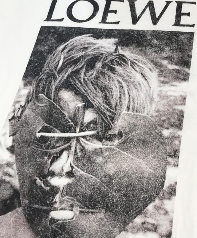 LOEWE フォトプリント Tシャツ 中古・古着通販】LOEWE (ロエベ) フォトプリントTシャツ ホワイト