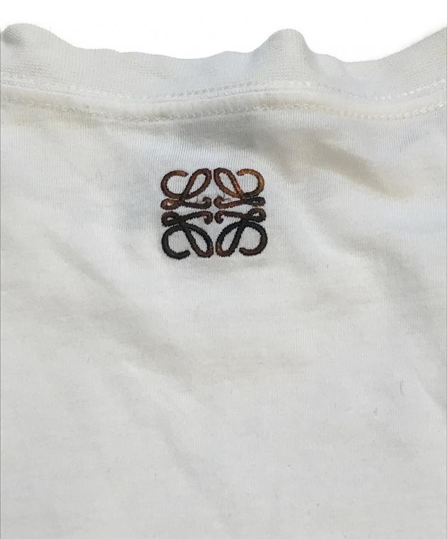 中古・古着通販】LOEWE (ロエベ) フォトプリントTシャツ ホワイト