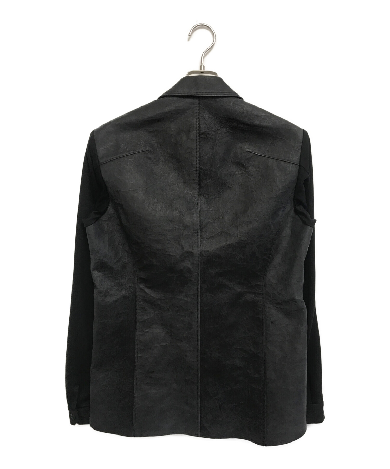 中古・古着通販】DEVOA (デヴォア) 異素材切替レザージャケット