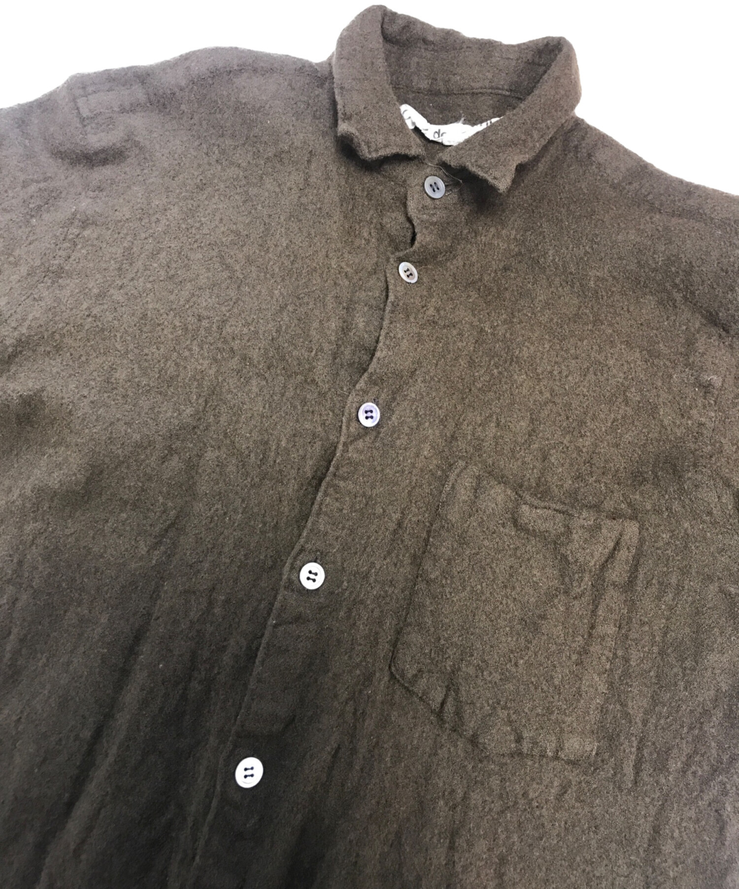 中古・古着通販】COMME des GARCONS (コムデギャルソン) 縮絨シャツ