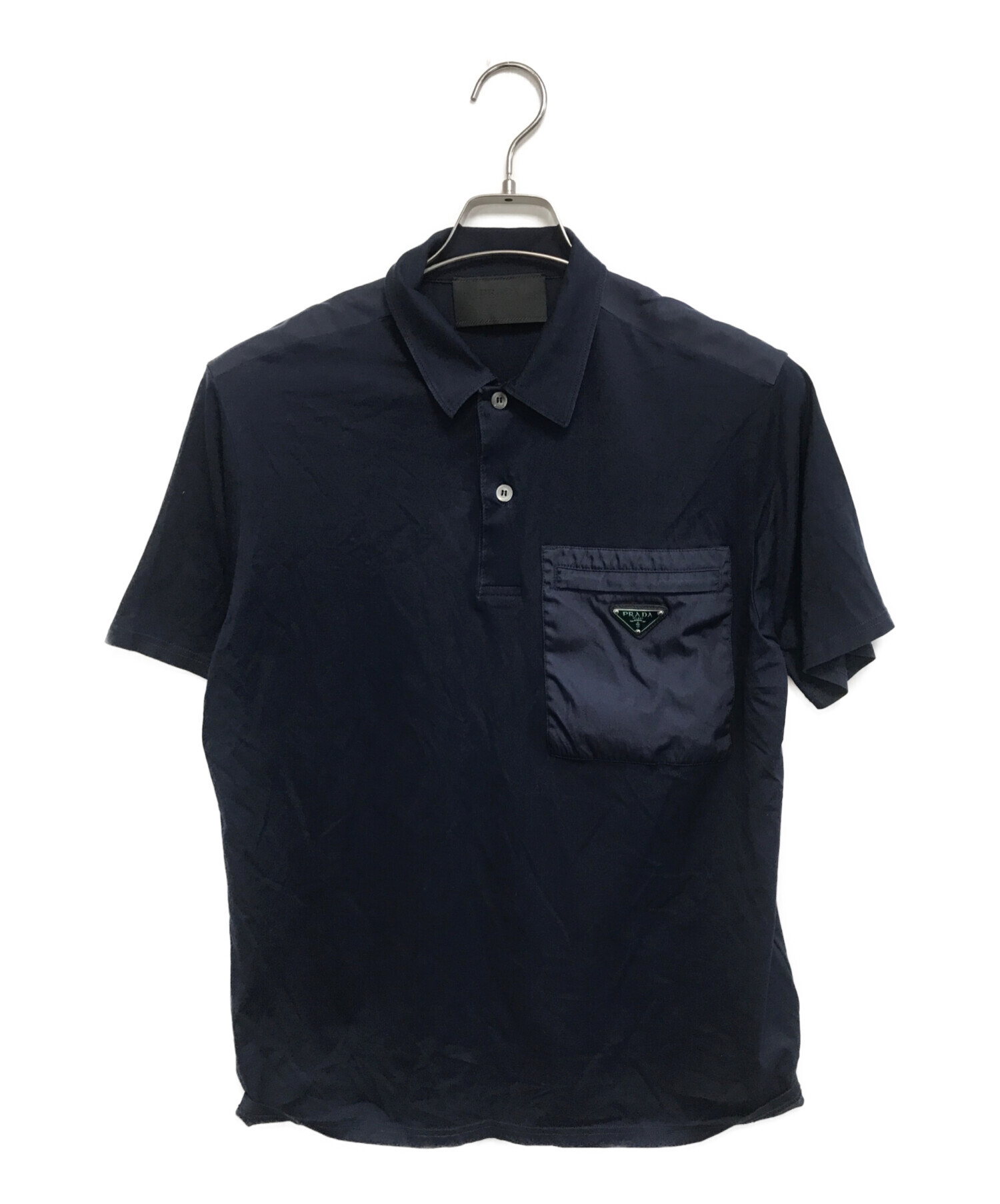 中古・古着通販】PRADA (プラダ) トライアングルロゴ ポロシャツ