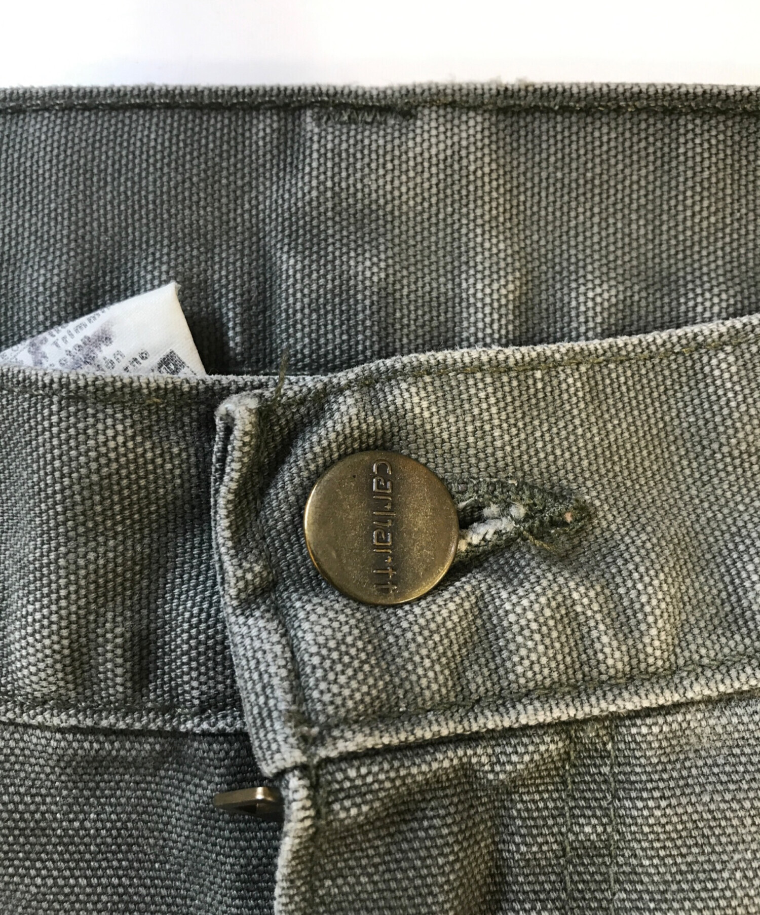中古・古着通販】CarHartt (カーハート) ダブルニーダックパンツ モス