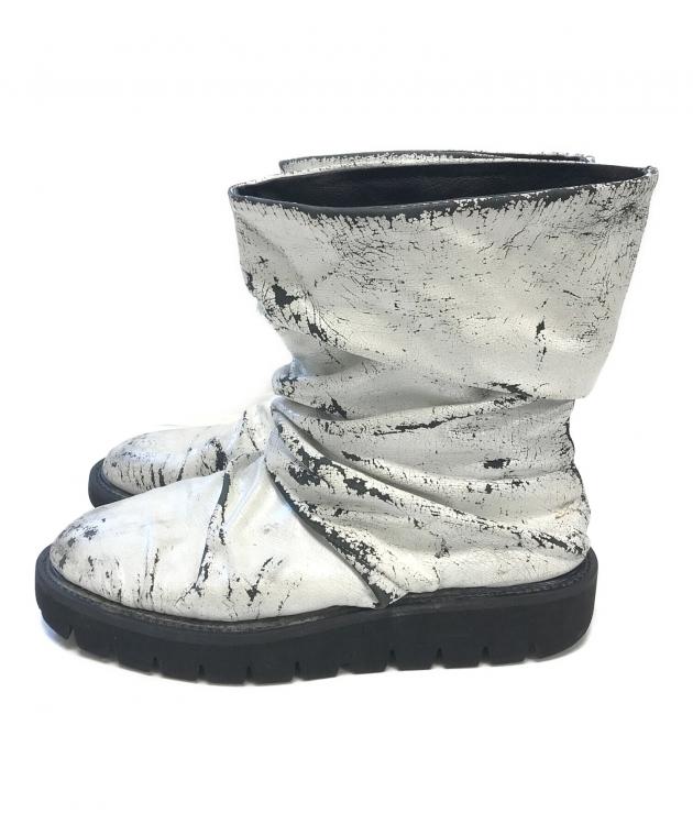 ★良品♪ メゾンスペシャル　Wide Long Boots ゼブラ柄 中古・古着通販】MAISON SPECIAL (メゾンスペシャル) Gather Loose