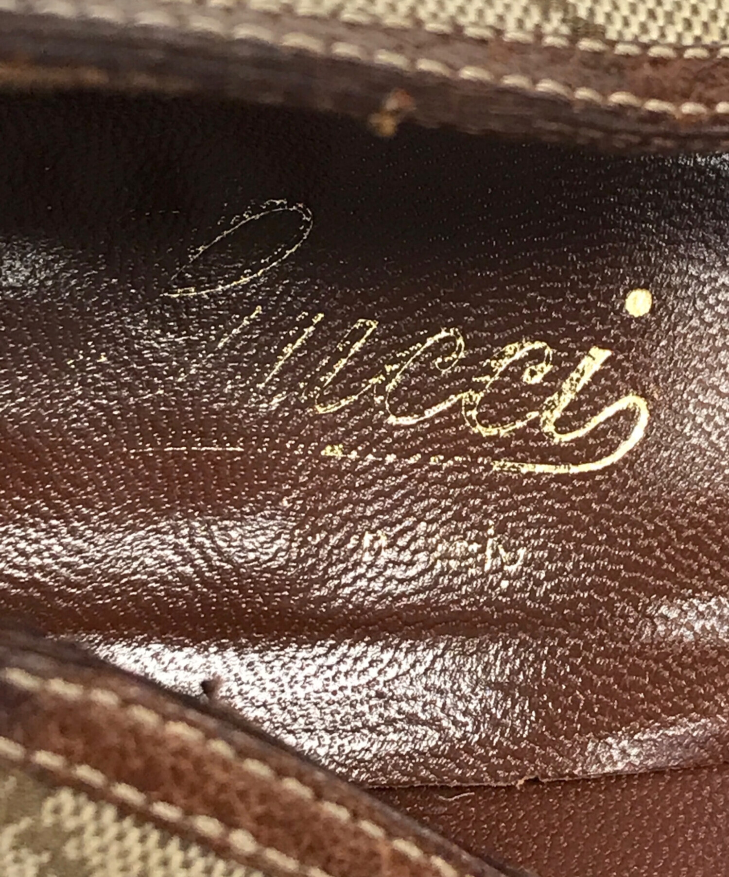 中古・古着通販】GUCCI (グッチ) GG柄ホースビットバンブーパンプス
